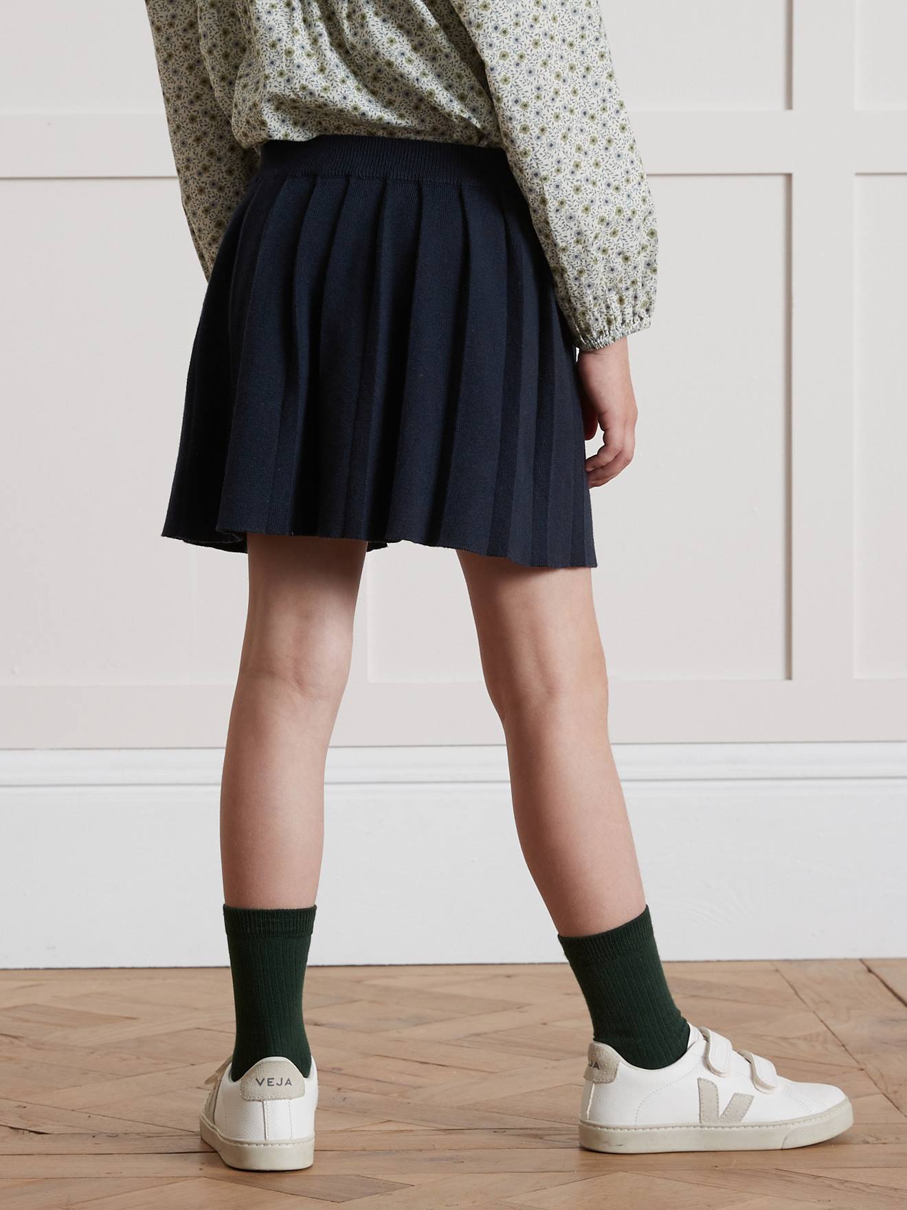 Thumbnail - Plissierter Strickrock CYRILLUS für Mädchen