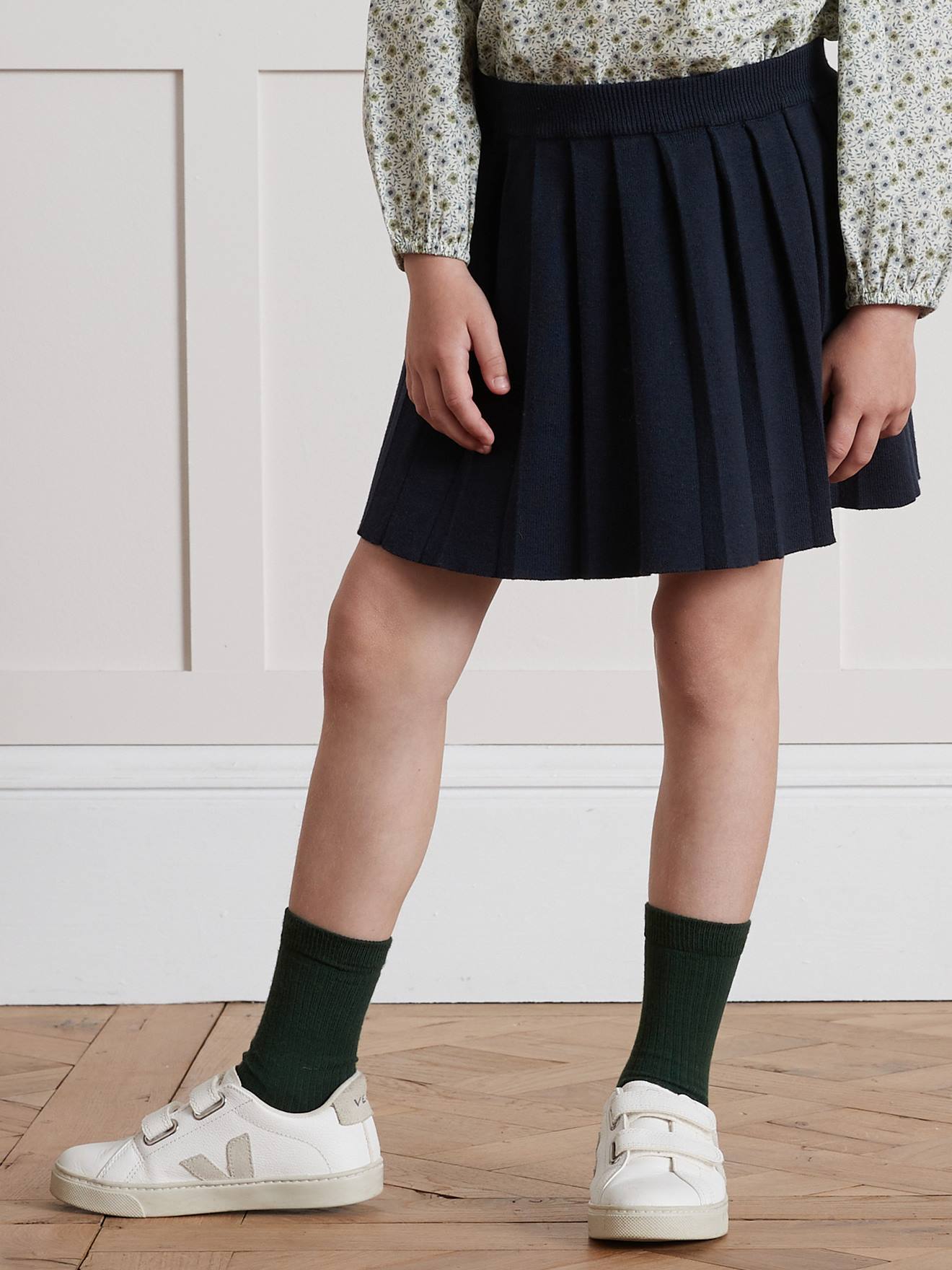 Thumbnail - Plissierter Strickrock CYRILLUS für Mädchen