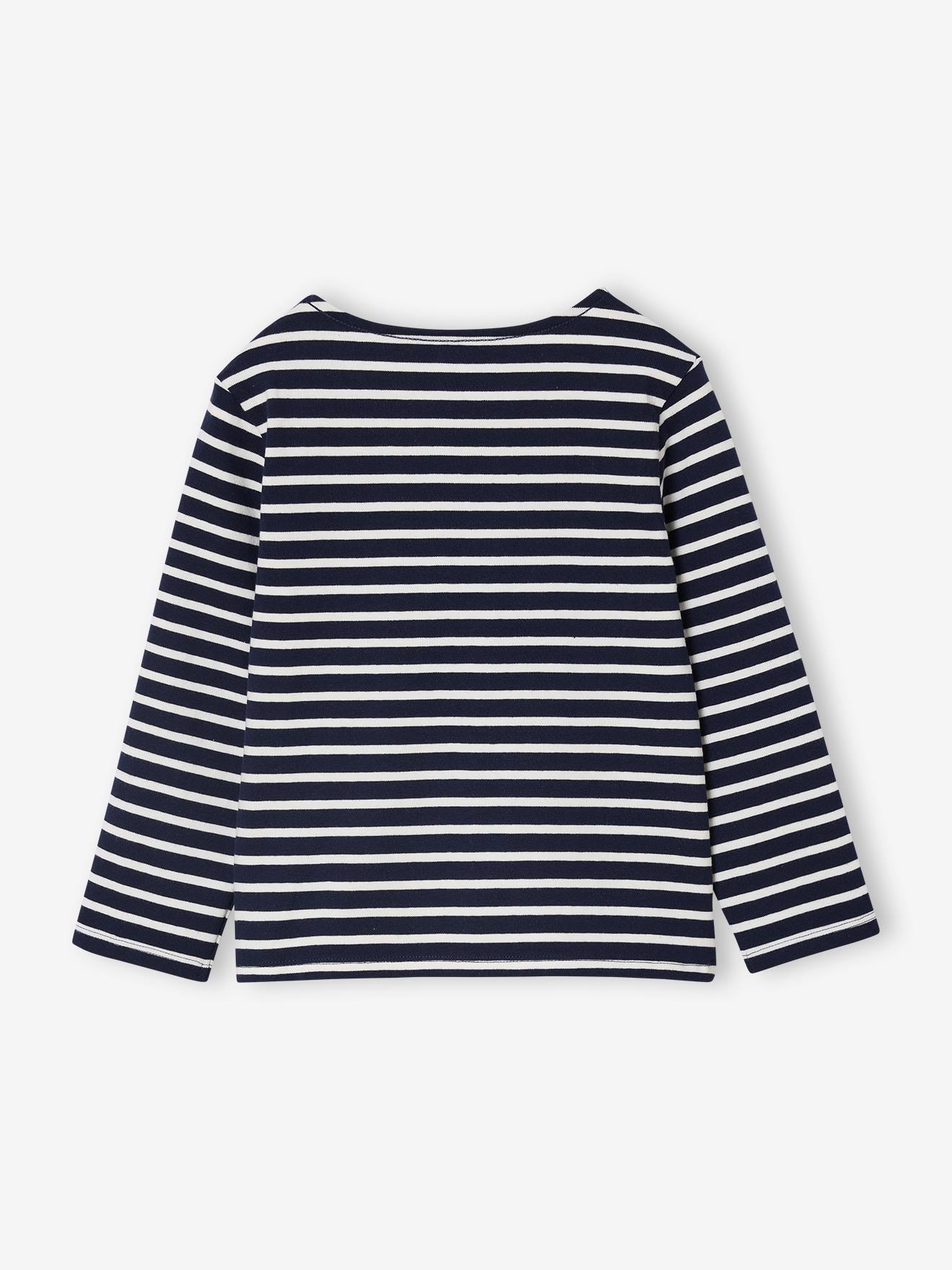 Thumbnail - Mädchen Ringelshirt mit Recycling-Baumwolle