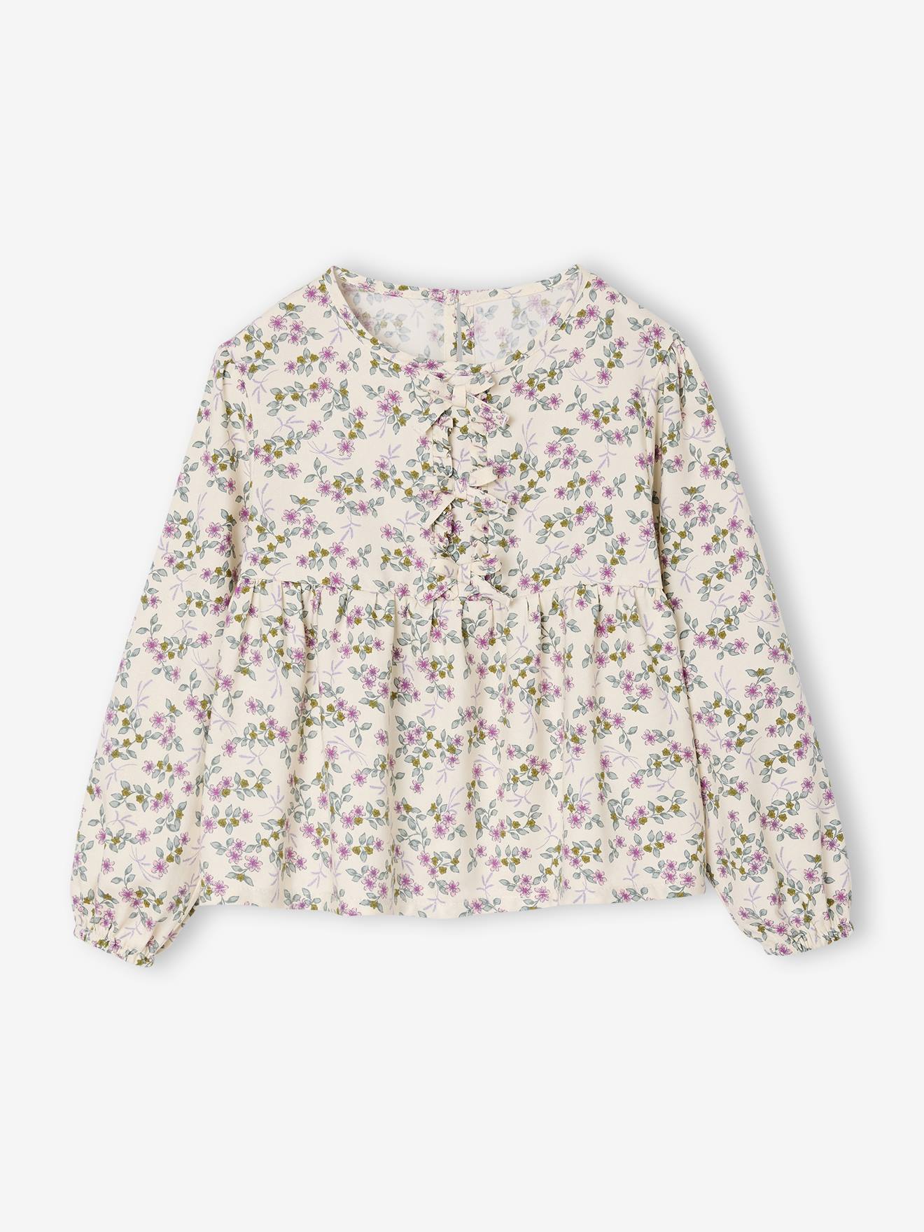 Thumbnail - Mädchen Bluse mit Blumenmuster