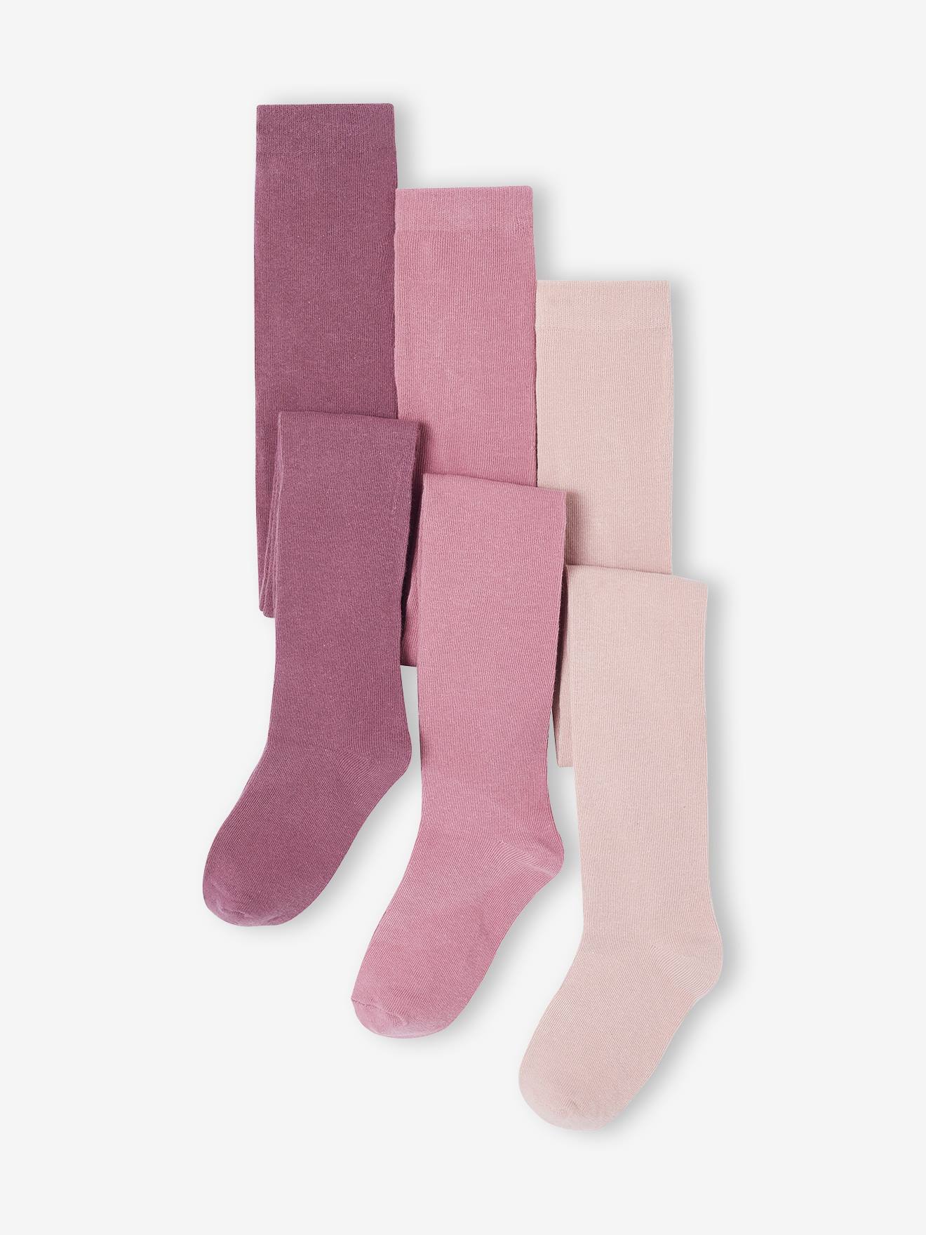 3er-Pack Mädchen Strumpfhosen BASIC