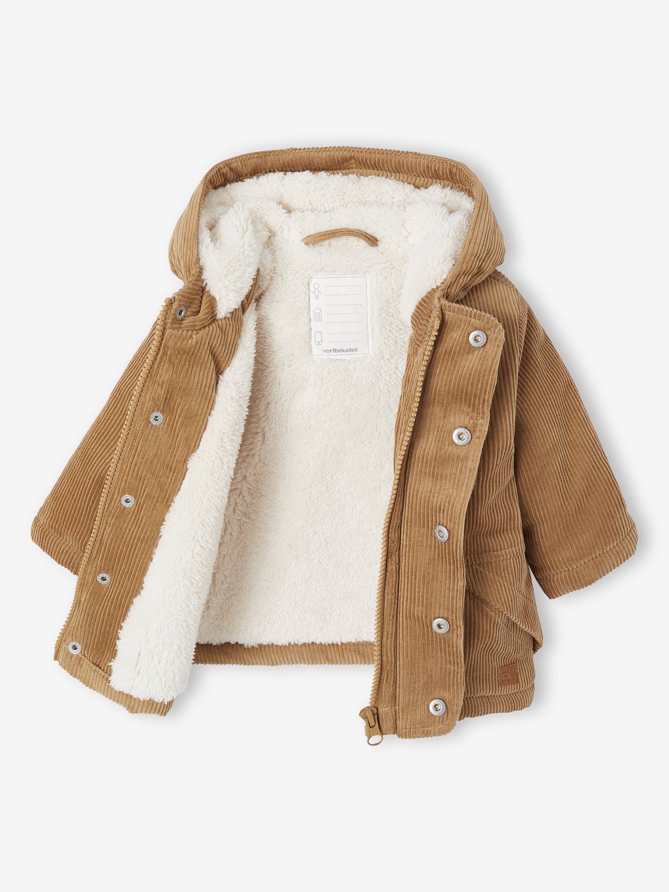 Thumbnail - Baby Cordjacke mit Fellimitat-Futter