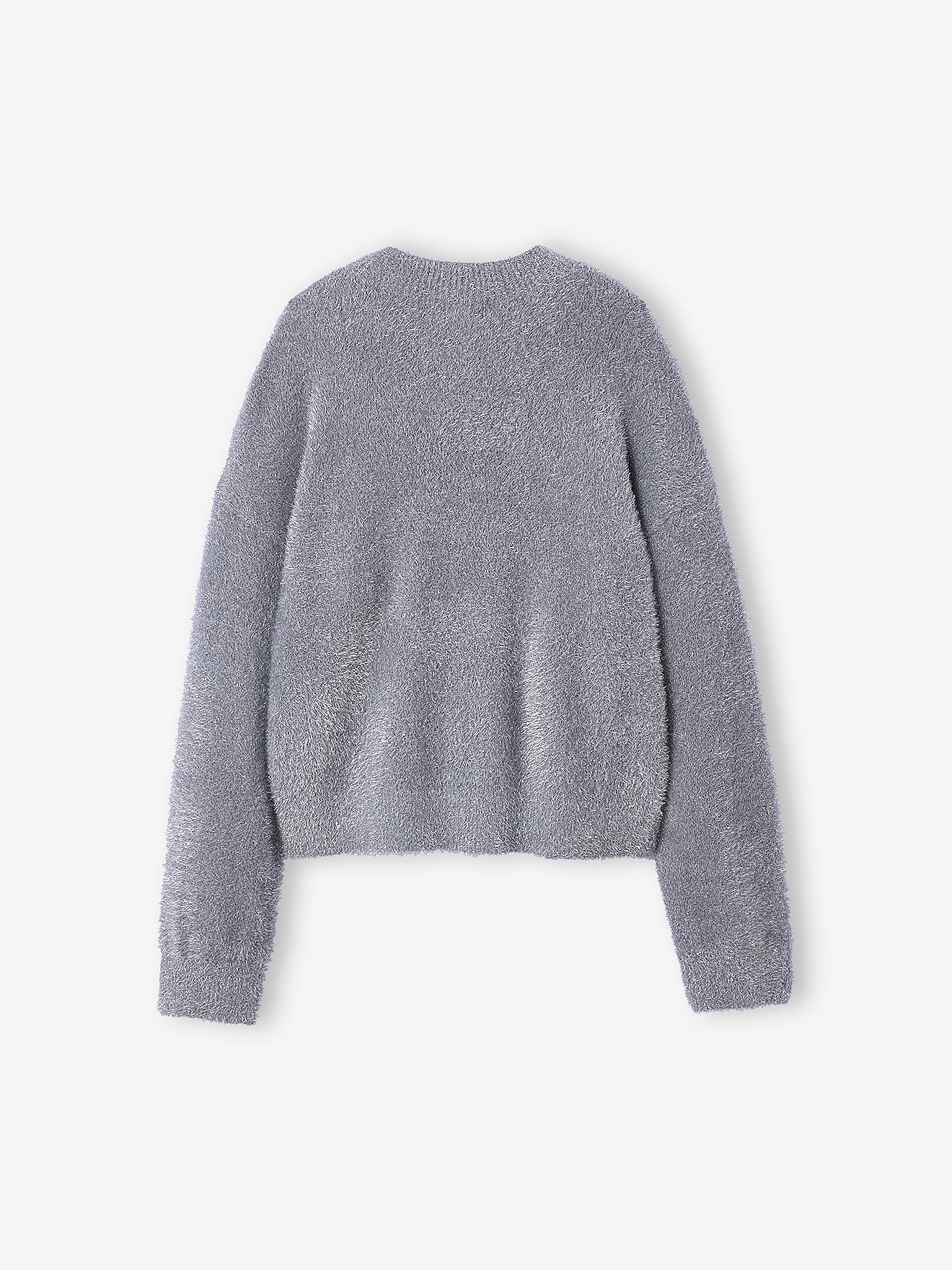 Thumbnail - Flauschiger Weihnachts-Pullover Glitzereffekt JONEN