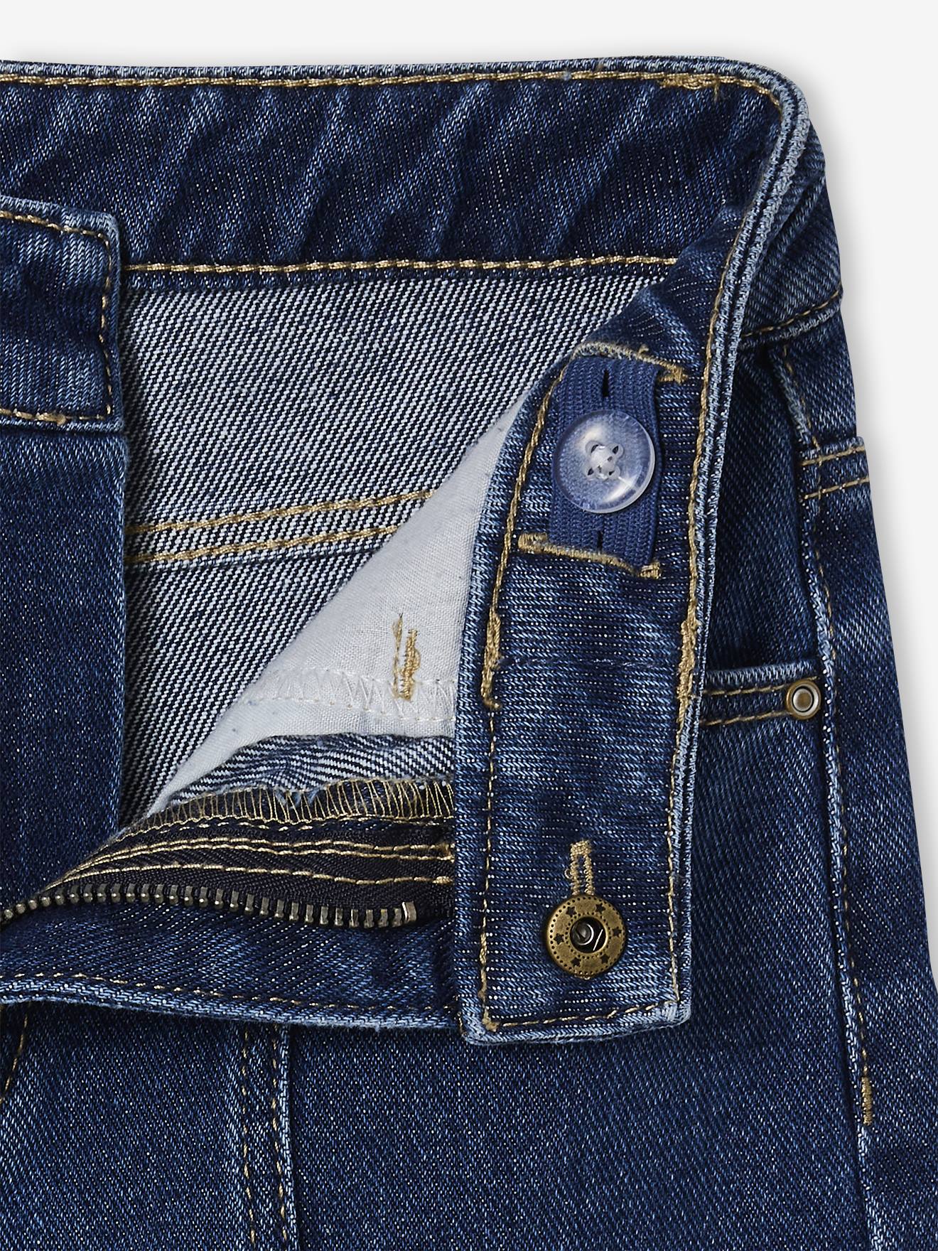 Thumbnail - Mädchen Flared-Jeans mit Ziernaht mittel