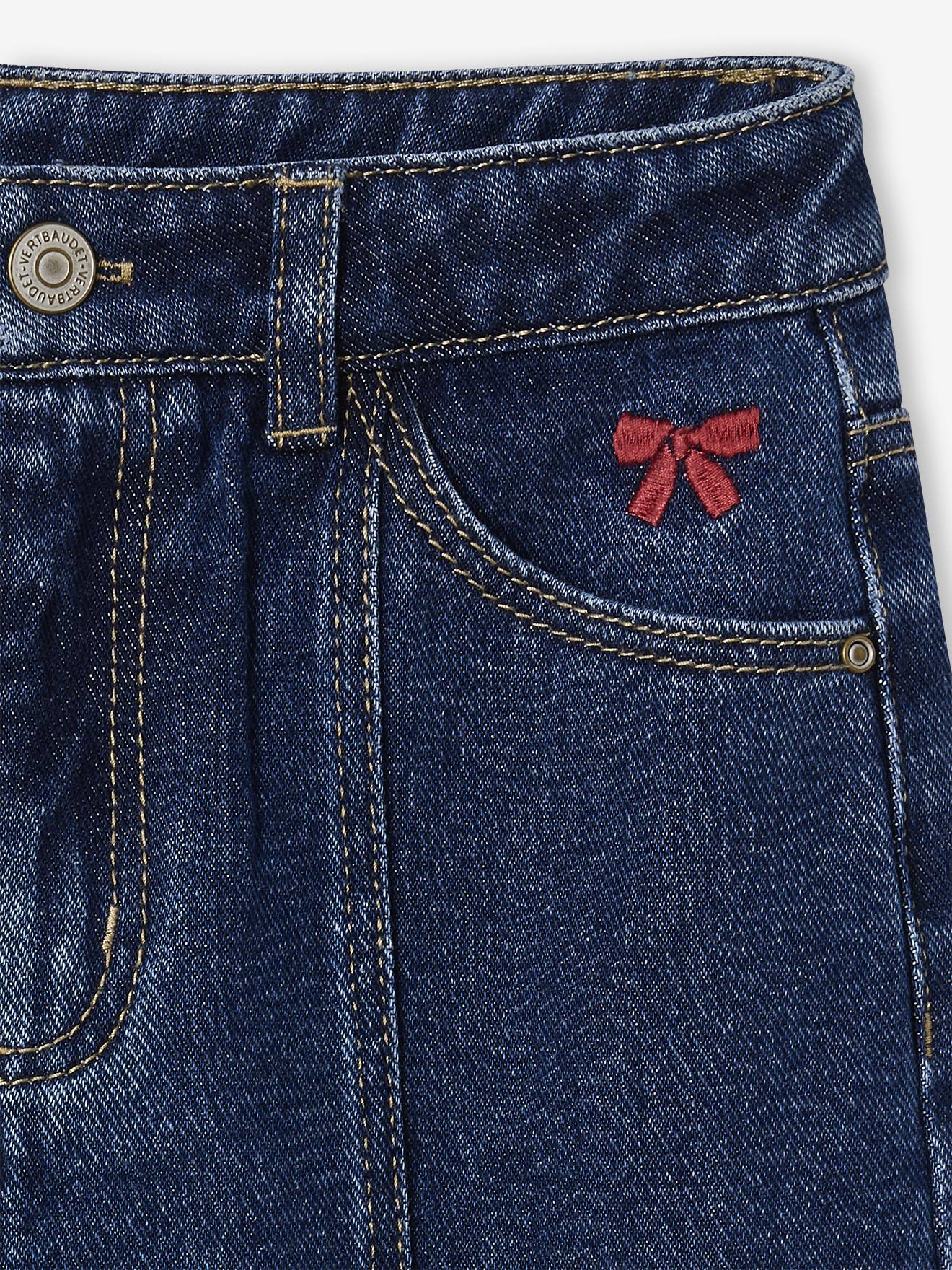 Thumbnail - Mädchen Flared-Jeans mit Ziernaht mittel