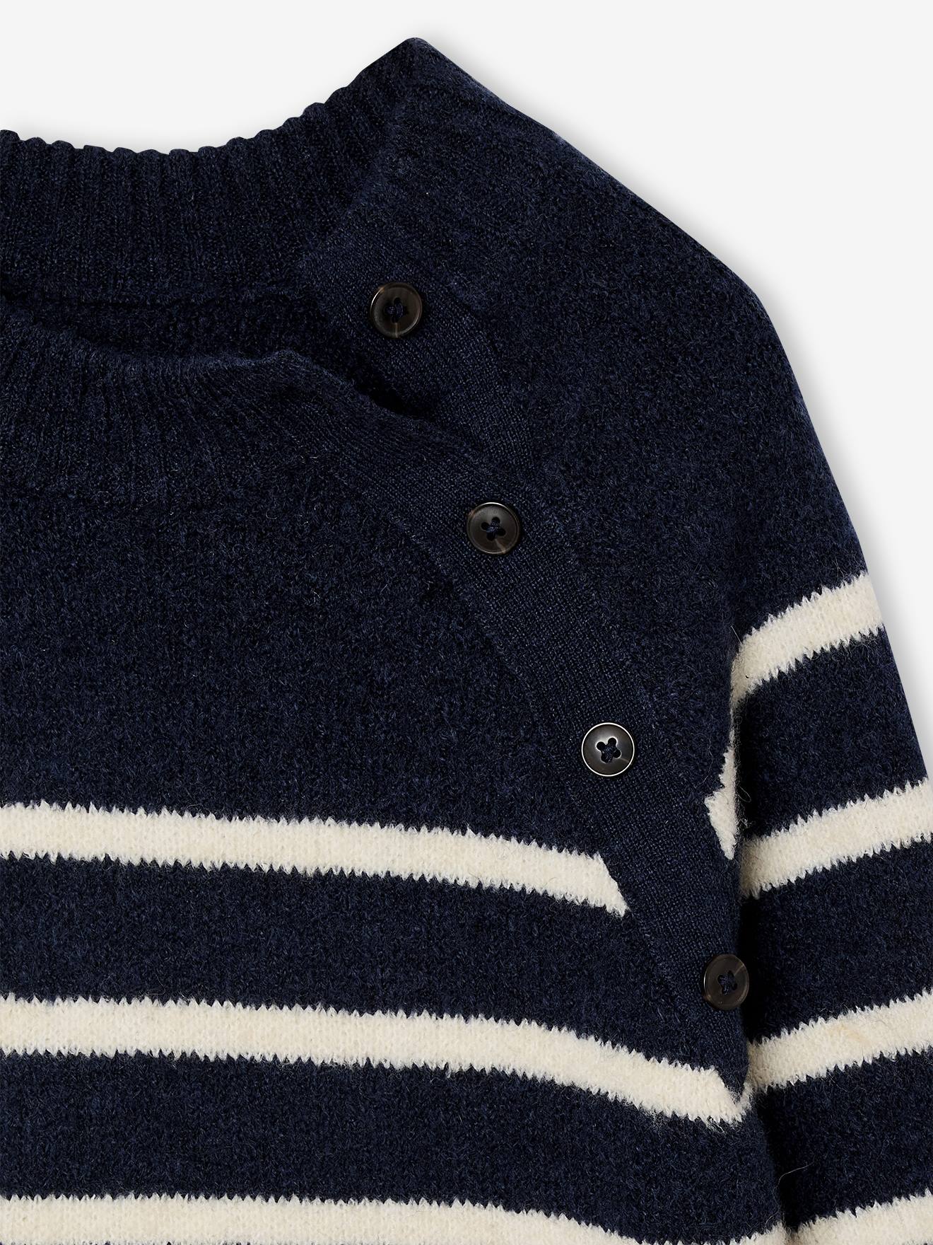 Thumbnail - Ringelkleid aus Strick Mädchen