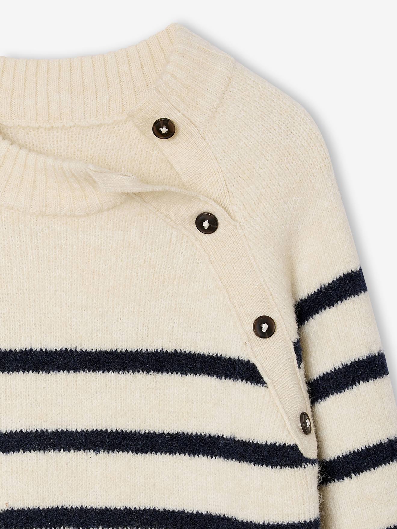 Thumbnail - Ringelkleid aus Strick Mädchen