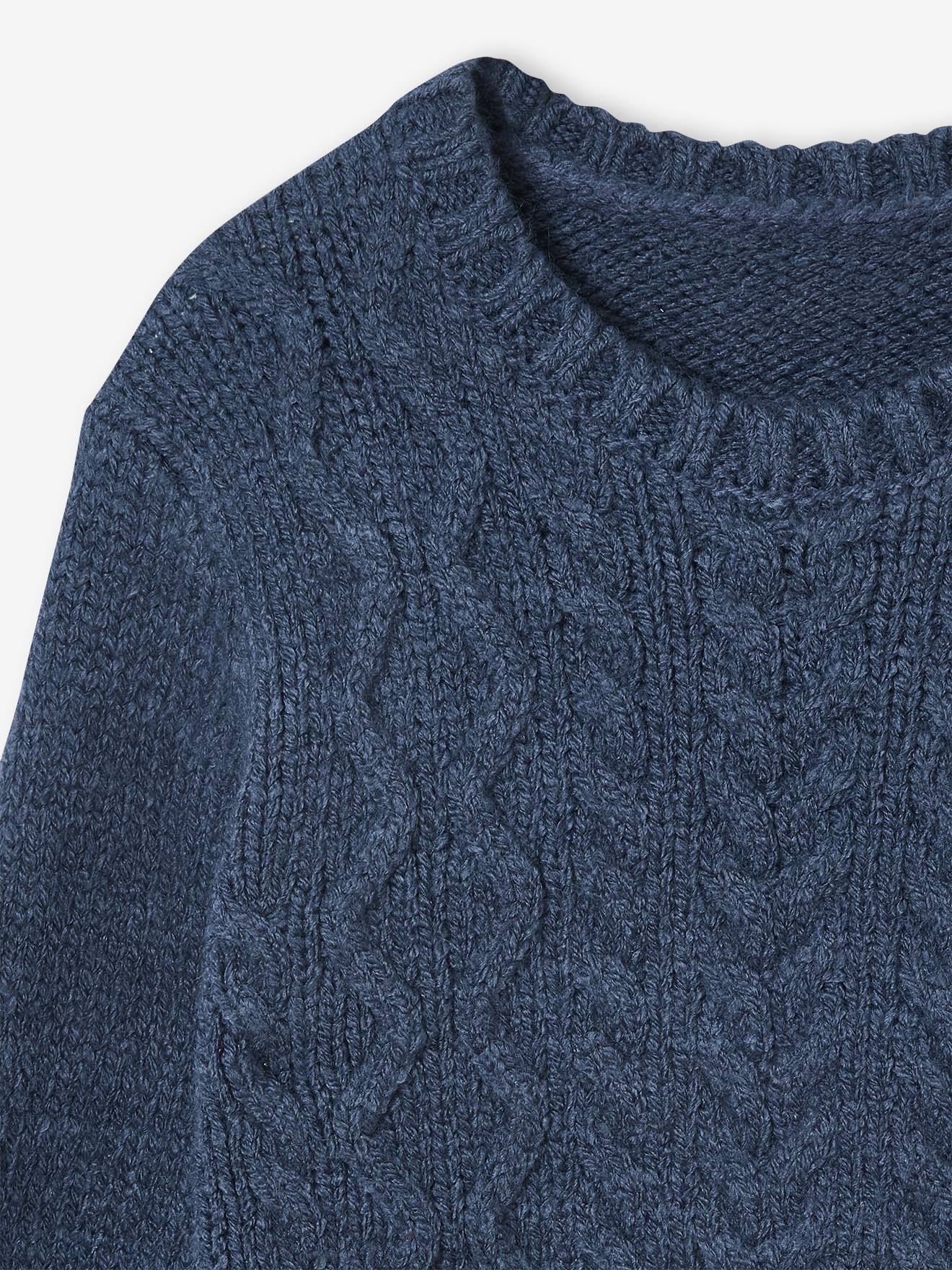 Thumbnail - Pullover mit Zopfmuster für Jungen