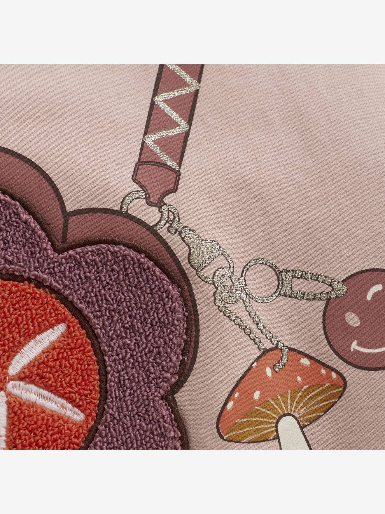 Thumbnail - Sweatshirt mit Taschen-Print Mädchen MINYMO