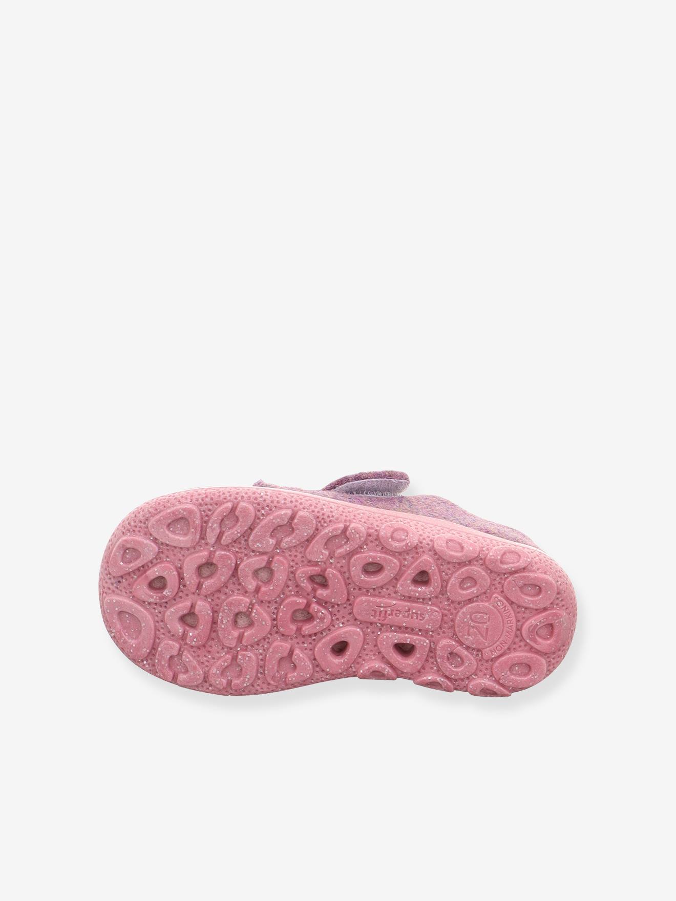 Thumbnail - Kinder Klett-Hausschuhe HAPPY OCTI Superfit pulver lila