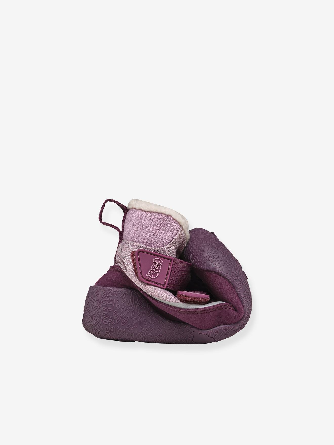 Thumbnail - Lauflern-Winterstiefel Baby vegan SNUGGY Affenzahn lila