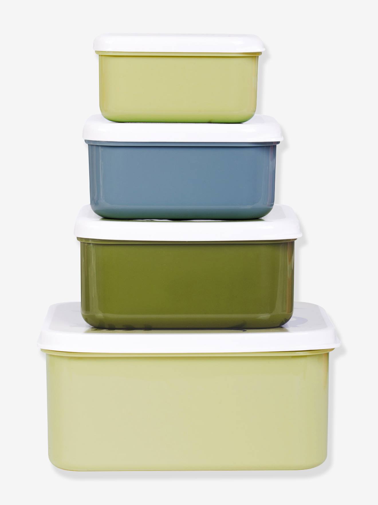 Thumbnail - 4er-Set Jungen Lunchboxen DINOS A Little Lovely Company