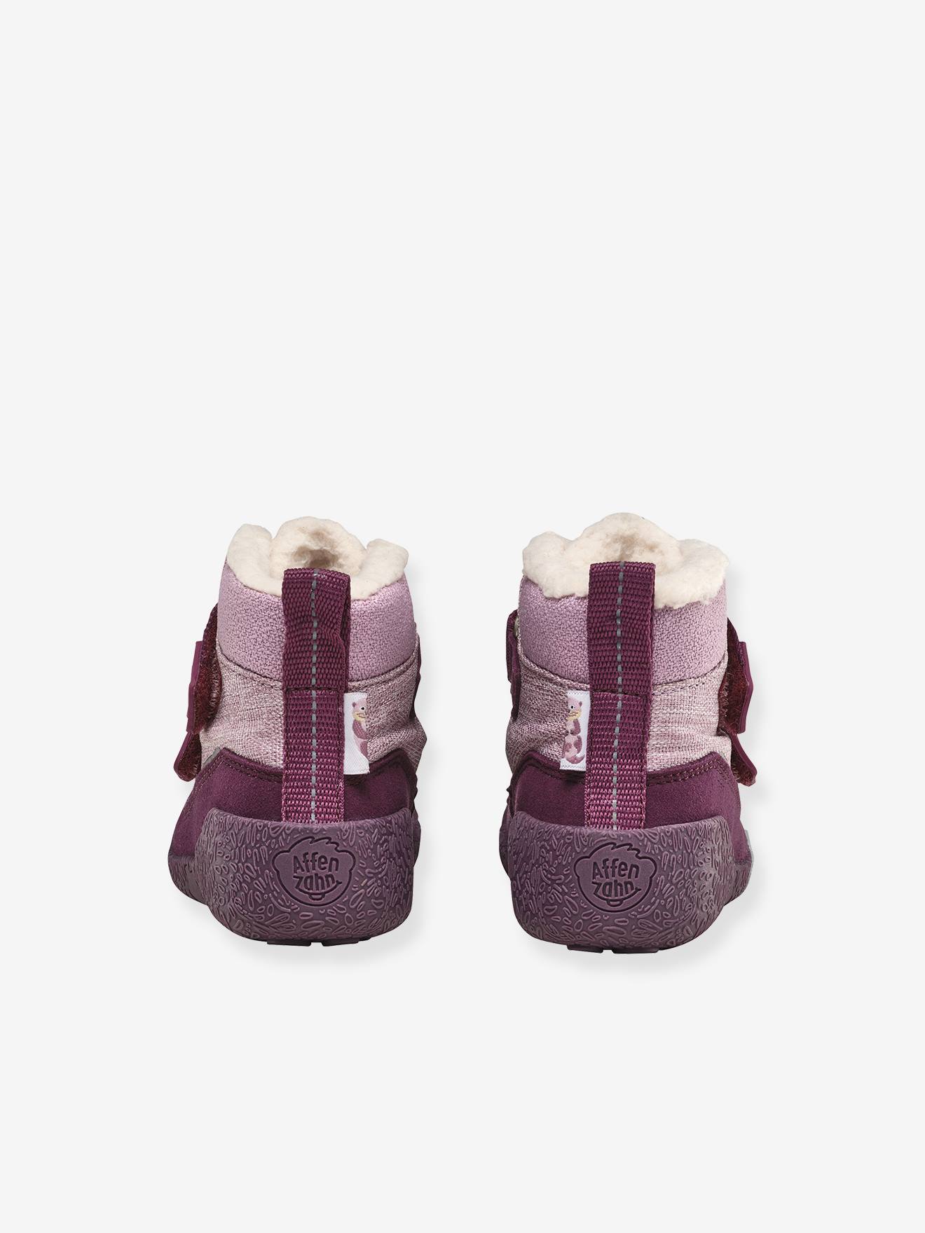 Thumbnail - Lauflern-Winterstiefel Baby vegan SNUGGY Affenzahn lila