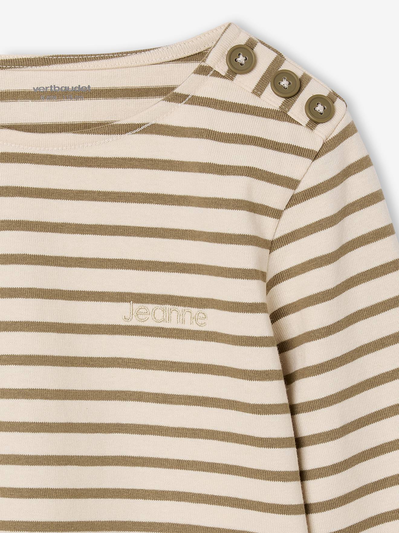 Thumbnail - Mädchen Ringelshirt mit Recycling-Baumwolle