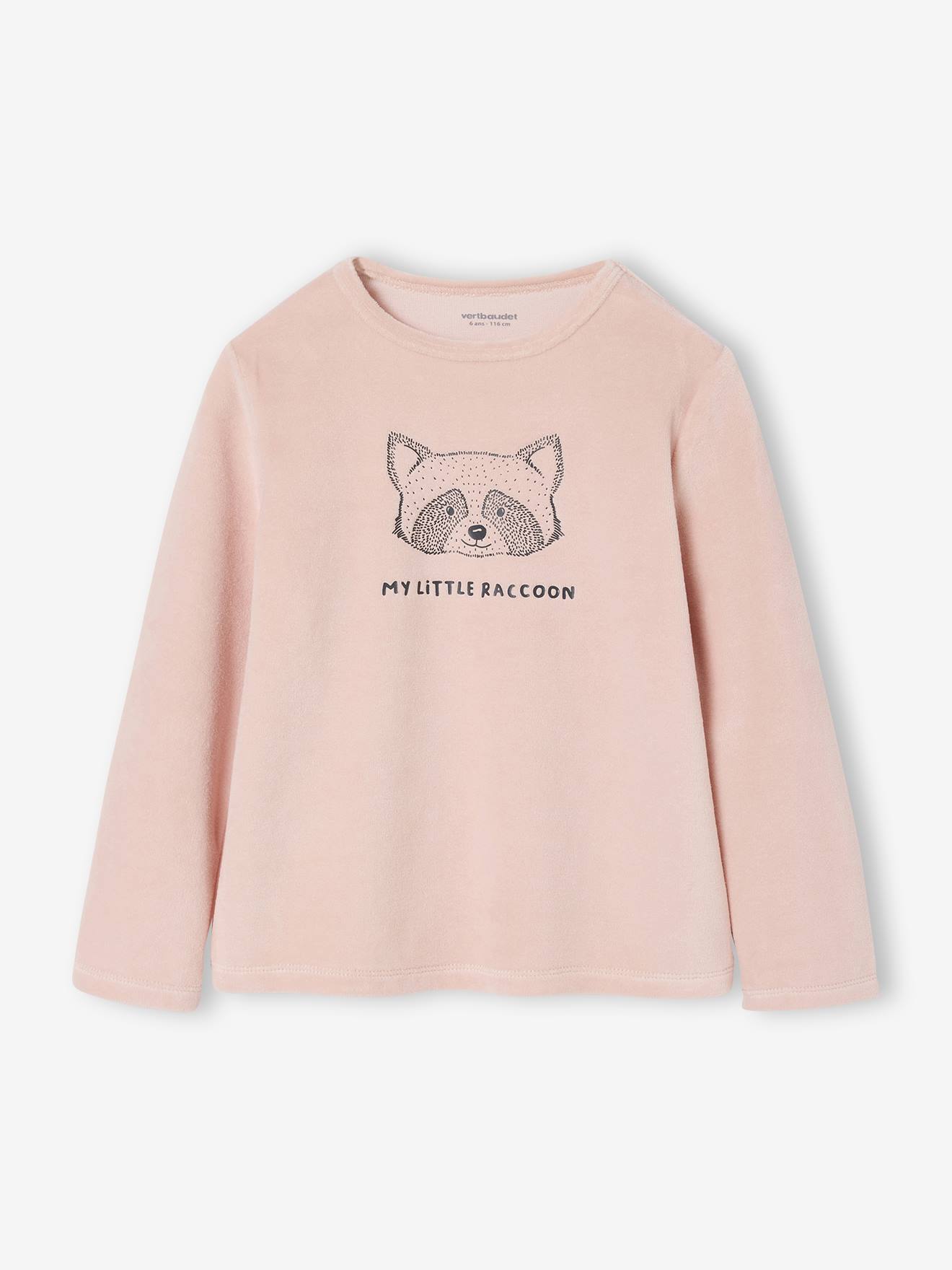 Thumbnail - 2er-Pack Samt-Schlafanzüge mit Tiermotiven für Mädchen BASIC