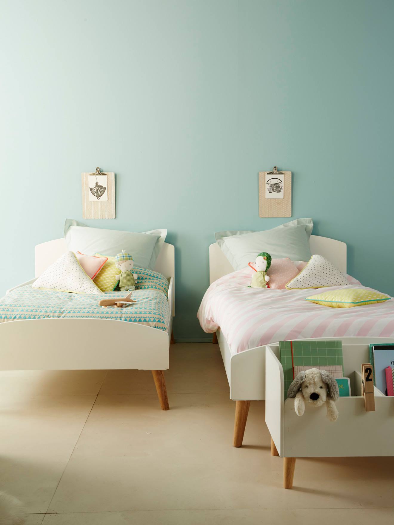 Mitwachsendes Kinderbett KONFETTI 90x140 cm bis 90x190 cm