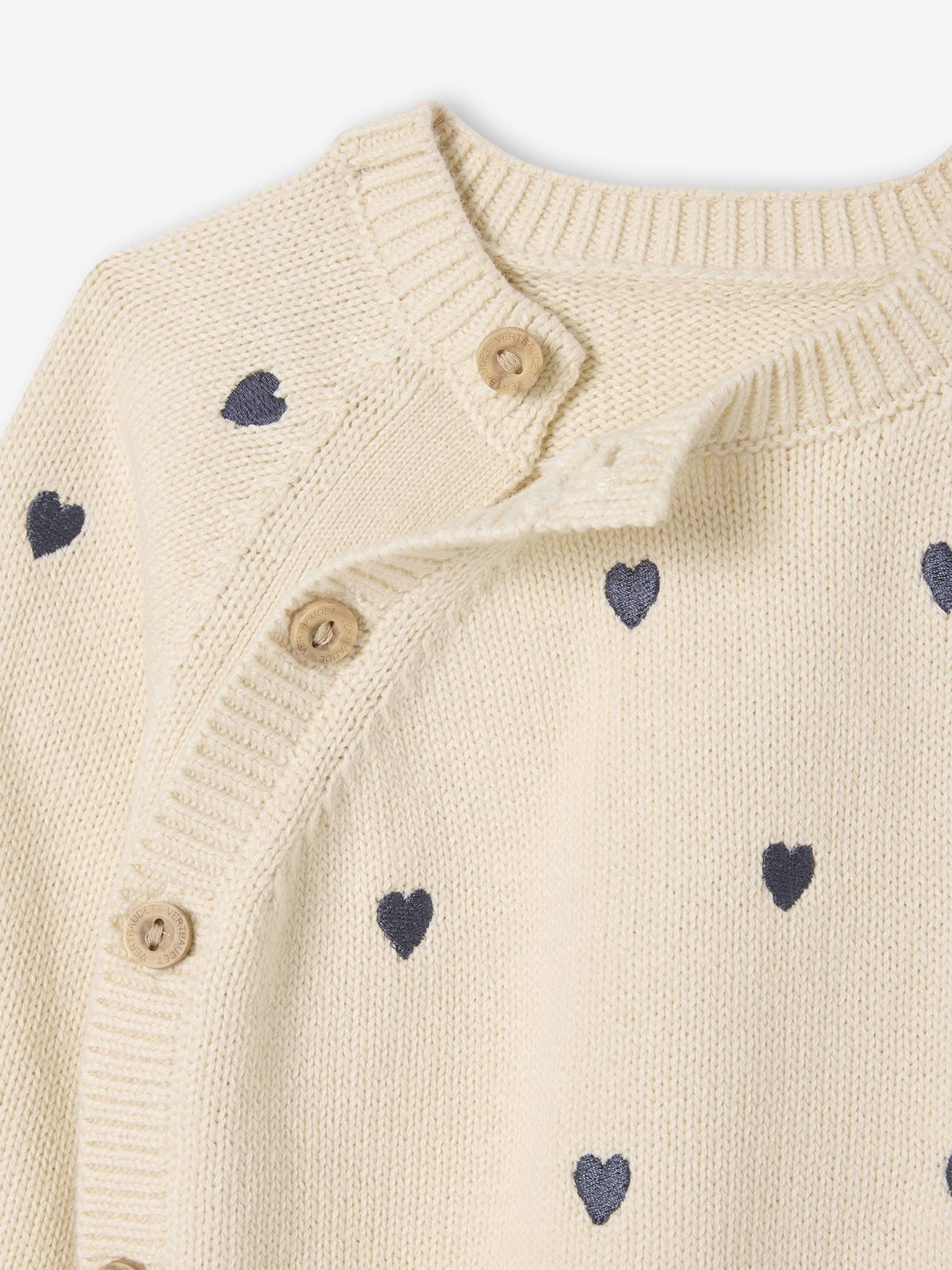 Thumbnail - Baby Pullover mit gestickten Herzen