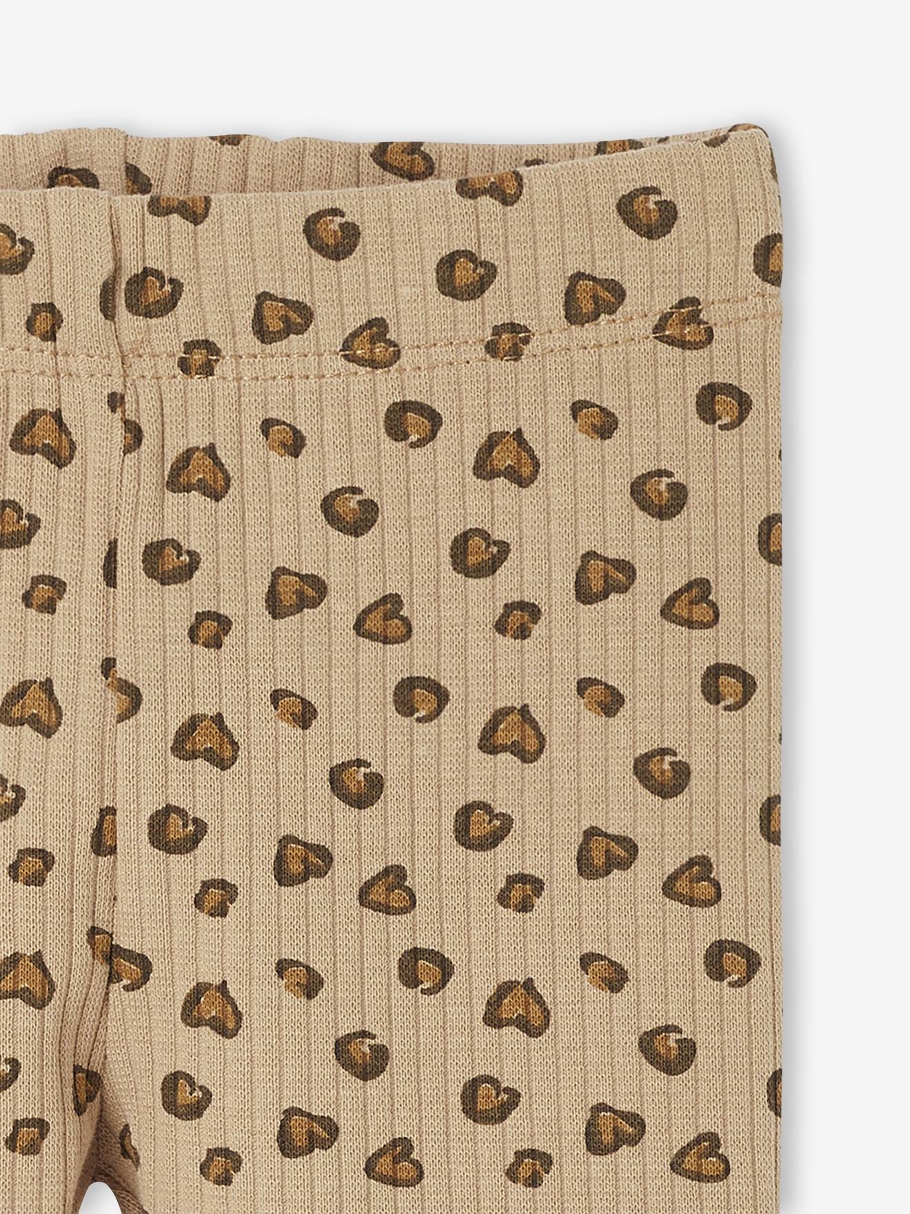 Thumbnail - Bio-Kollektion: Gemusterte Baby Leggings aus Rippjersey