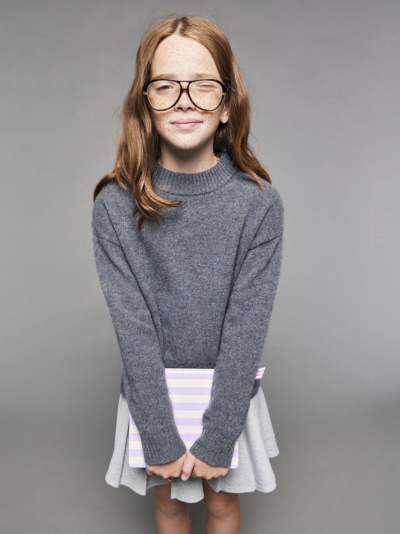 Mädchen Pullover JONEN aus Wolle & Kaschmir
