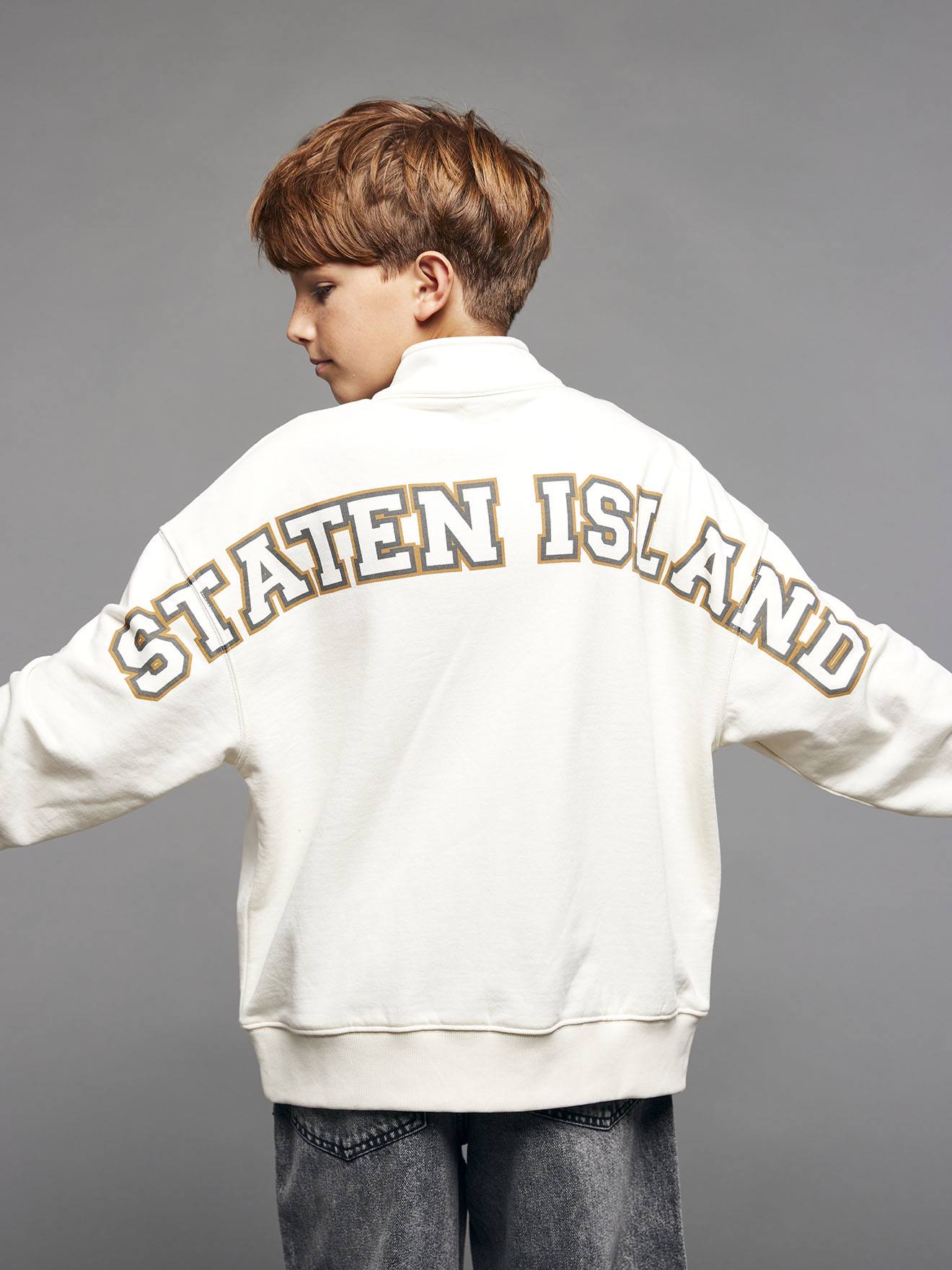Jungen Sweatshirt JONEN mit Troyerkragen