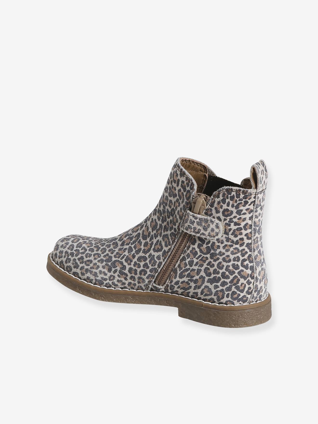 Thumbnail - Mädchen Lederboots mit Zier-Einsatz set