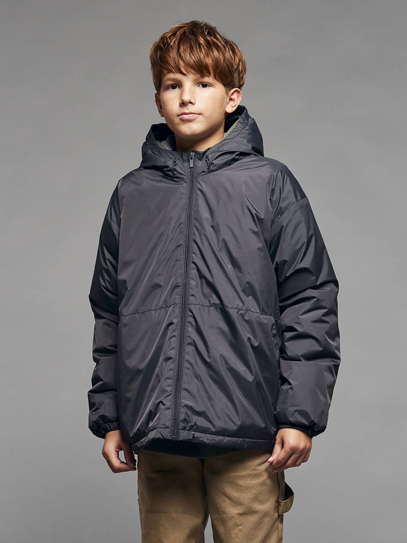 Thumbnail - Kinder Jacke JONEN mit Teddyfleece-Futter und Recycling-Wattierung