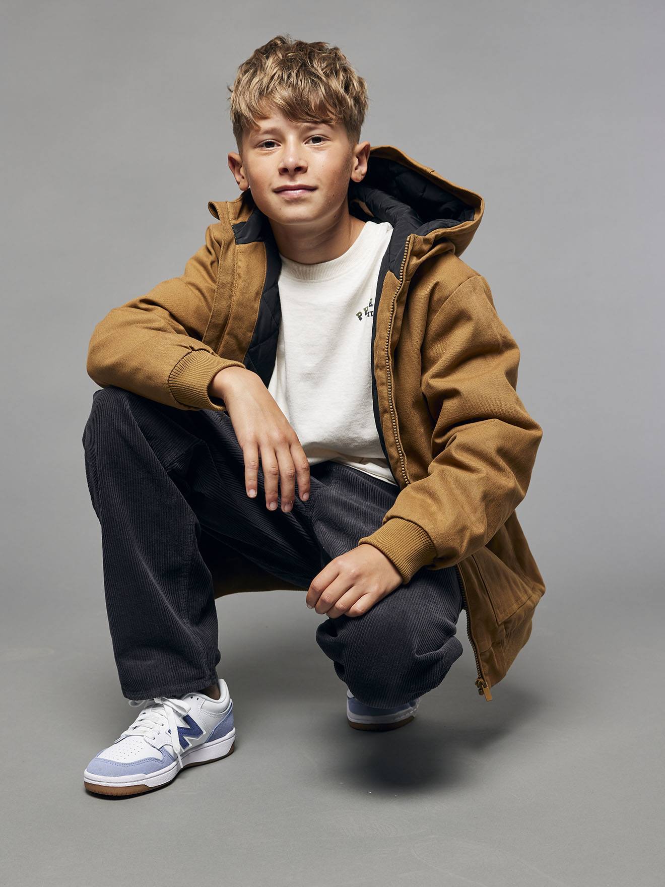 Thumbnail - Jungen Übergangsjacke JONEN mit Recycling-Wattierung