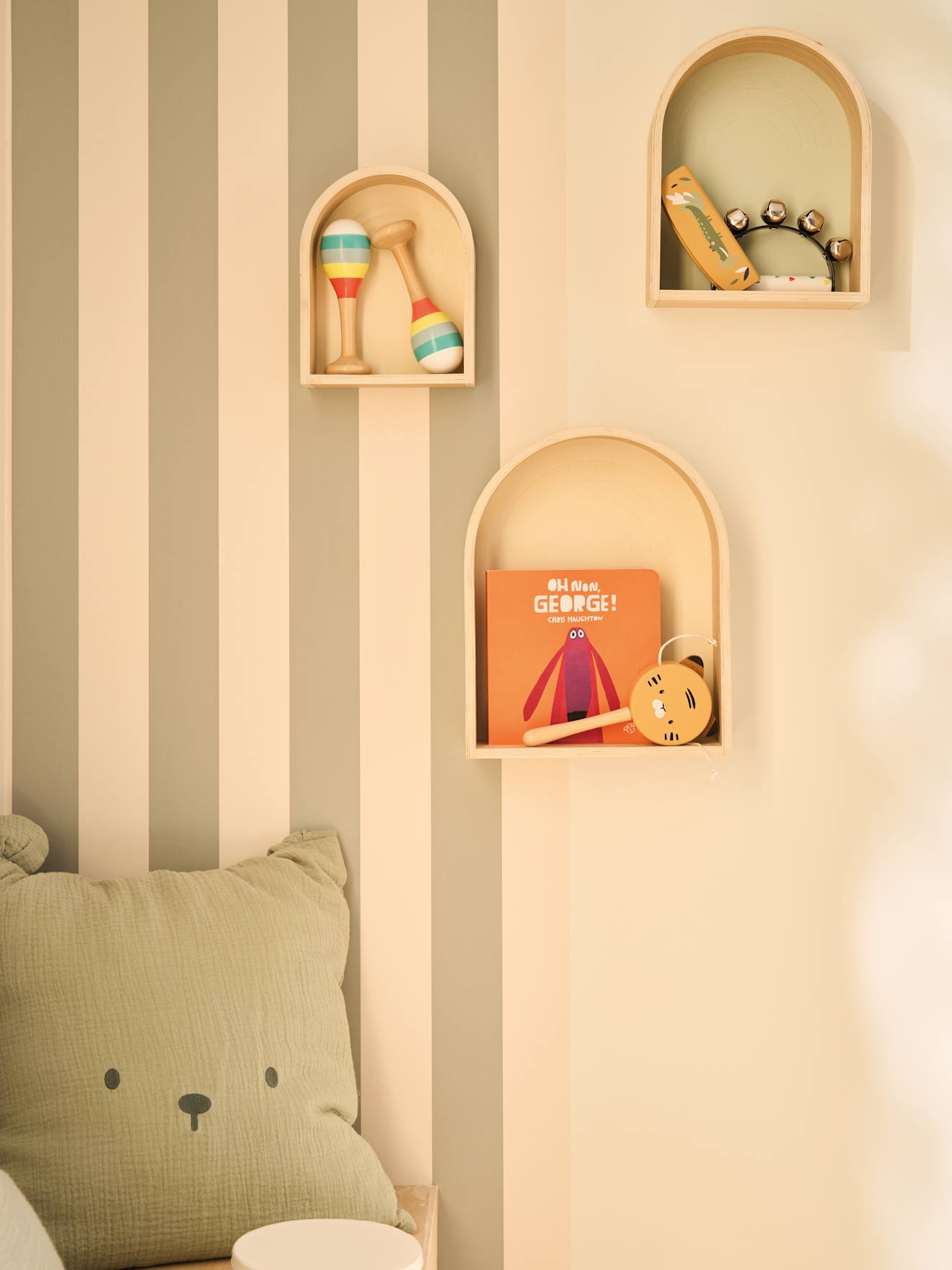 Thumbnail - 3er-Set Kinderzimmer Wandregale