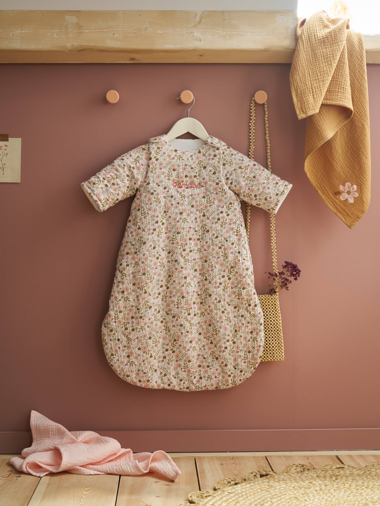 Thumbnail - Baby Winterschlafsack mit abnehmbaren Ärmeln FLORA TOG 3