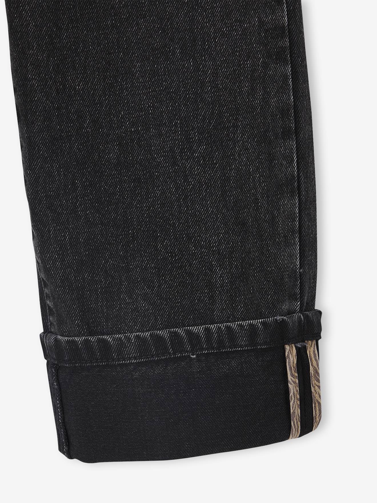 Thumbnail - Weite Jeans mit breiten Umschlägen für Mädchen denim