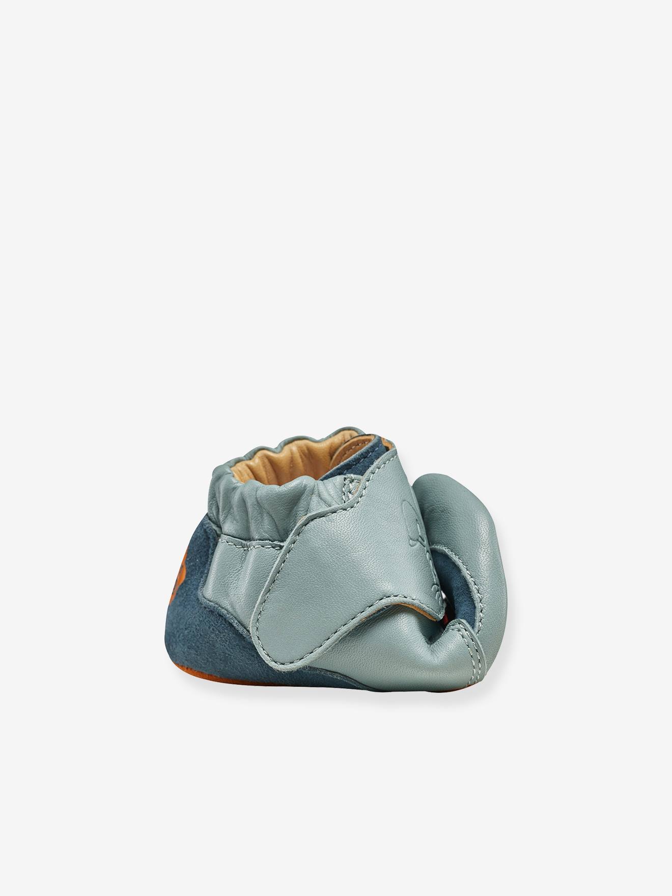 Thumbnail - Krabbelschuh aus Leder Baby CRAWLY Affenzahn