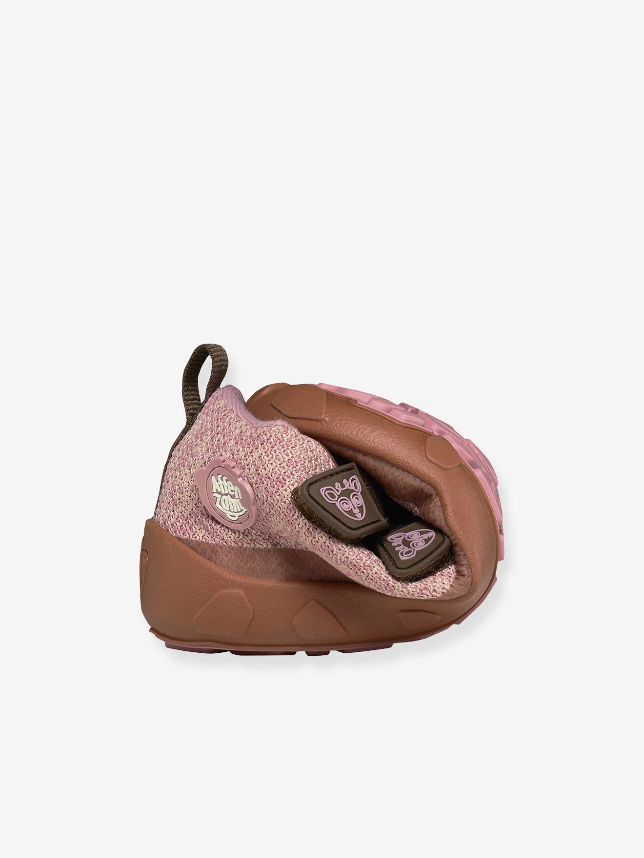 Thumbnail - Übergangs-Barfußschuh Kinder KNIT HAPPY Affenzahn blush