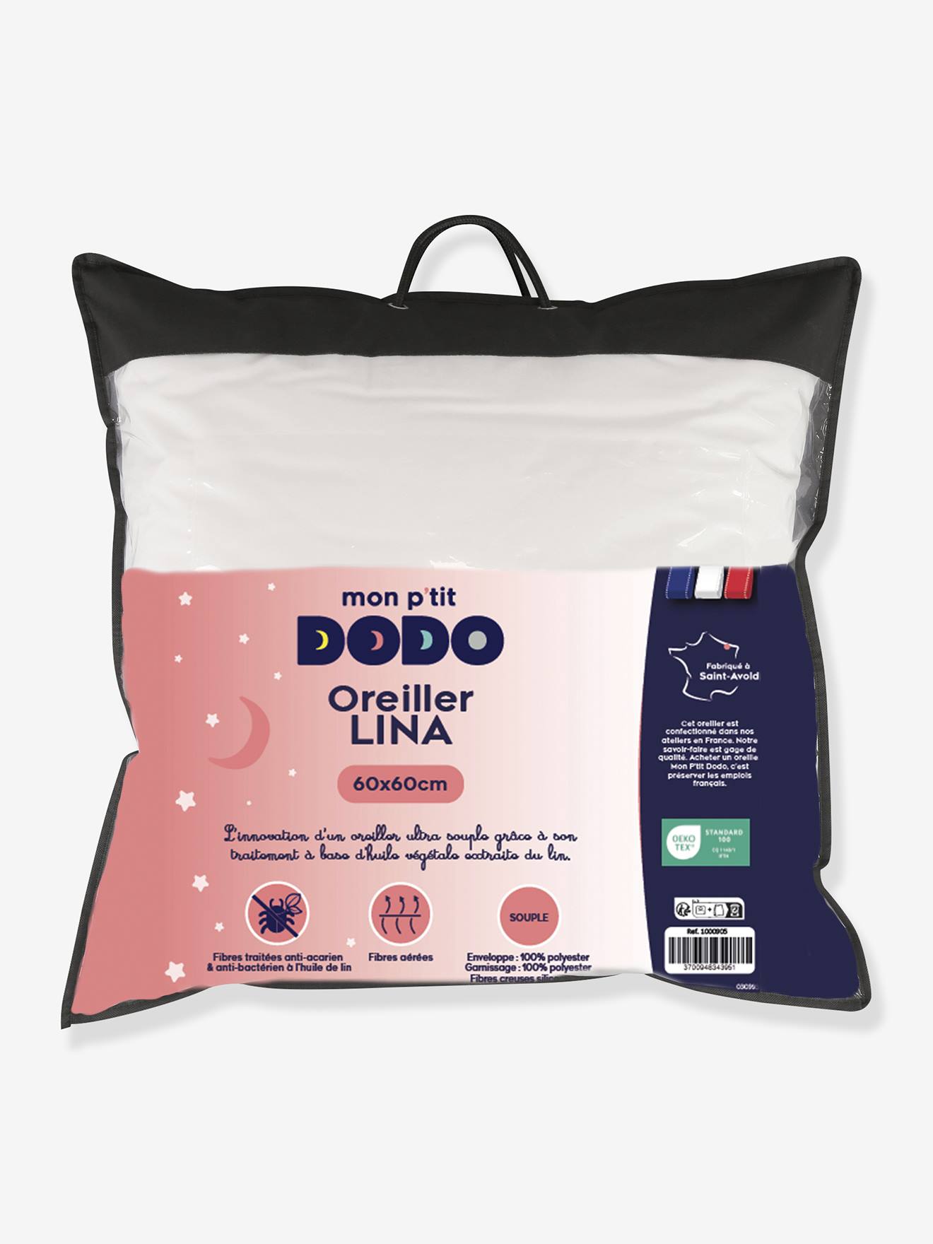 Thumbnail - Antibakterielles Kopfkissen LINA Mon p'tit DODO