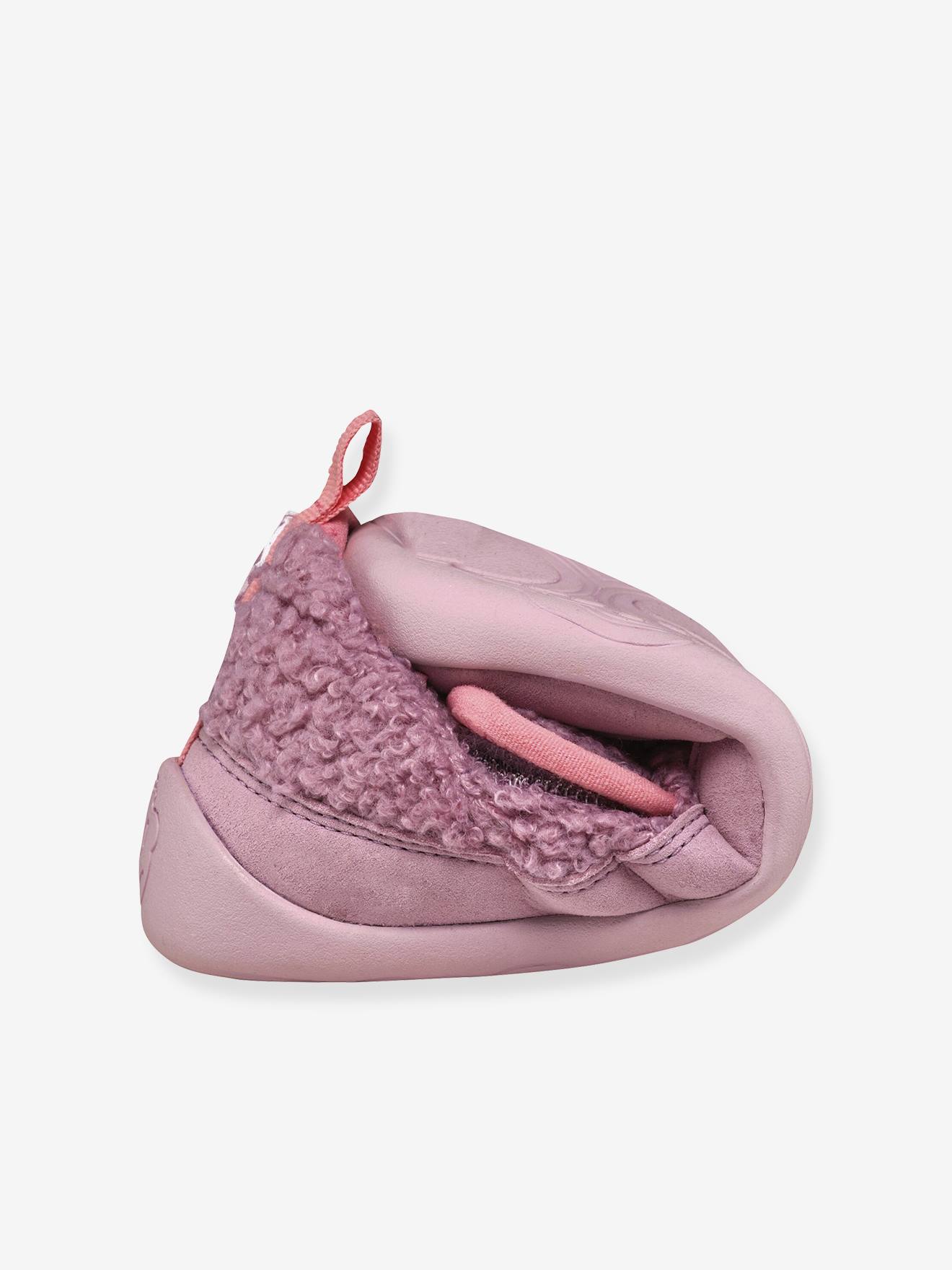 Thumbnail - Hausschuh Kinder vegan FLEECY Affenzahn pulver lila