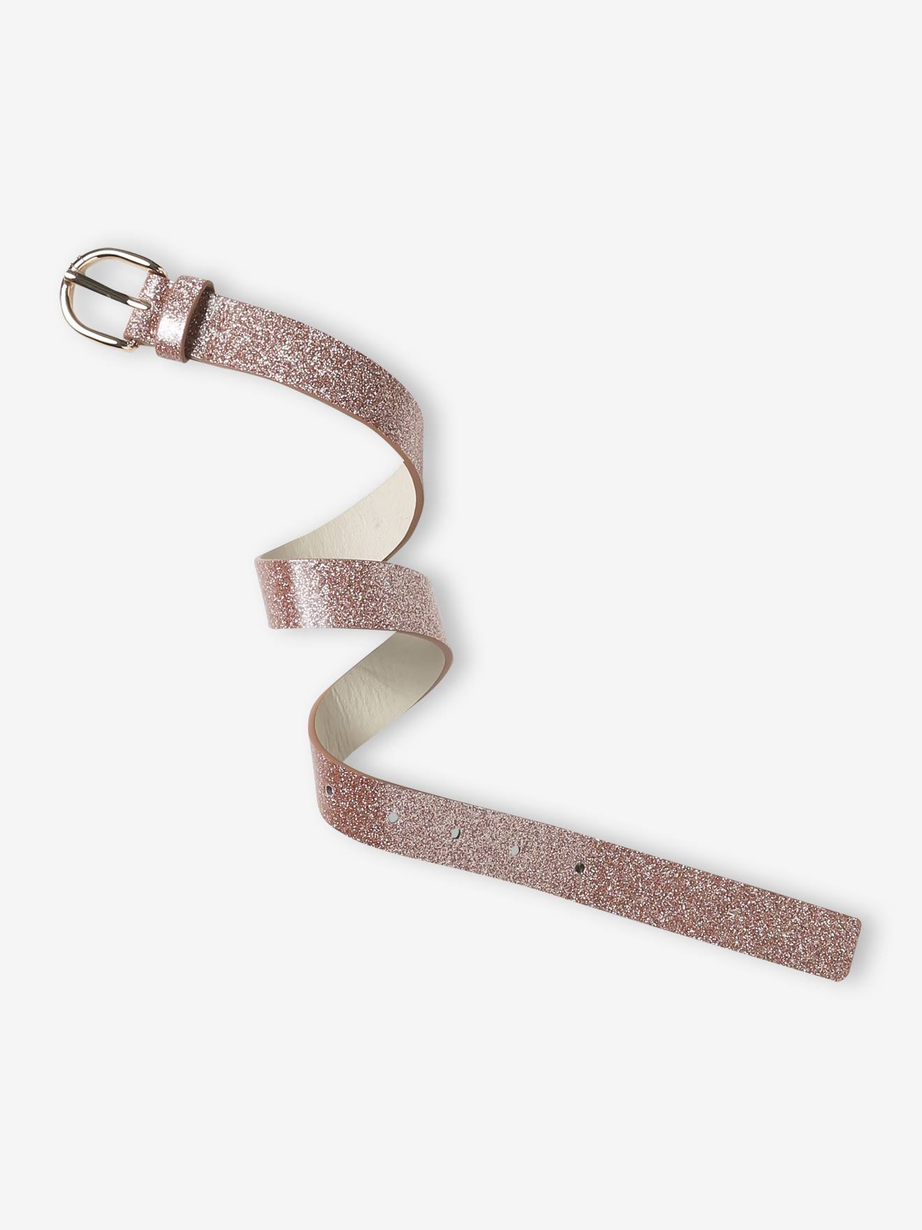 Pailletten-Gürtel für Mädchen, Metallschnalle Gr. 116/140 von vertbaudet