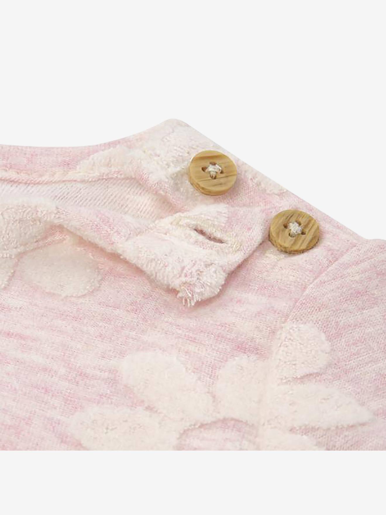 Thumbnail - Baby Set mit Gänseblümchen-Print: Shirt und Hose HUGGIES