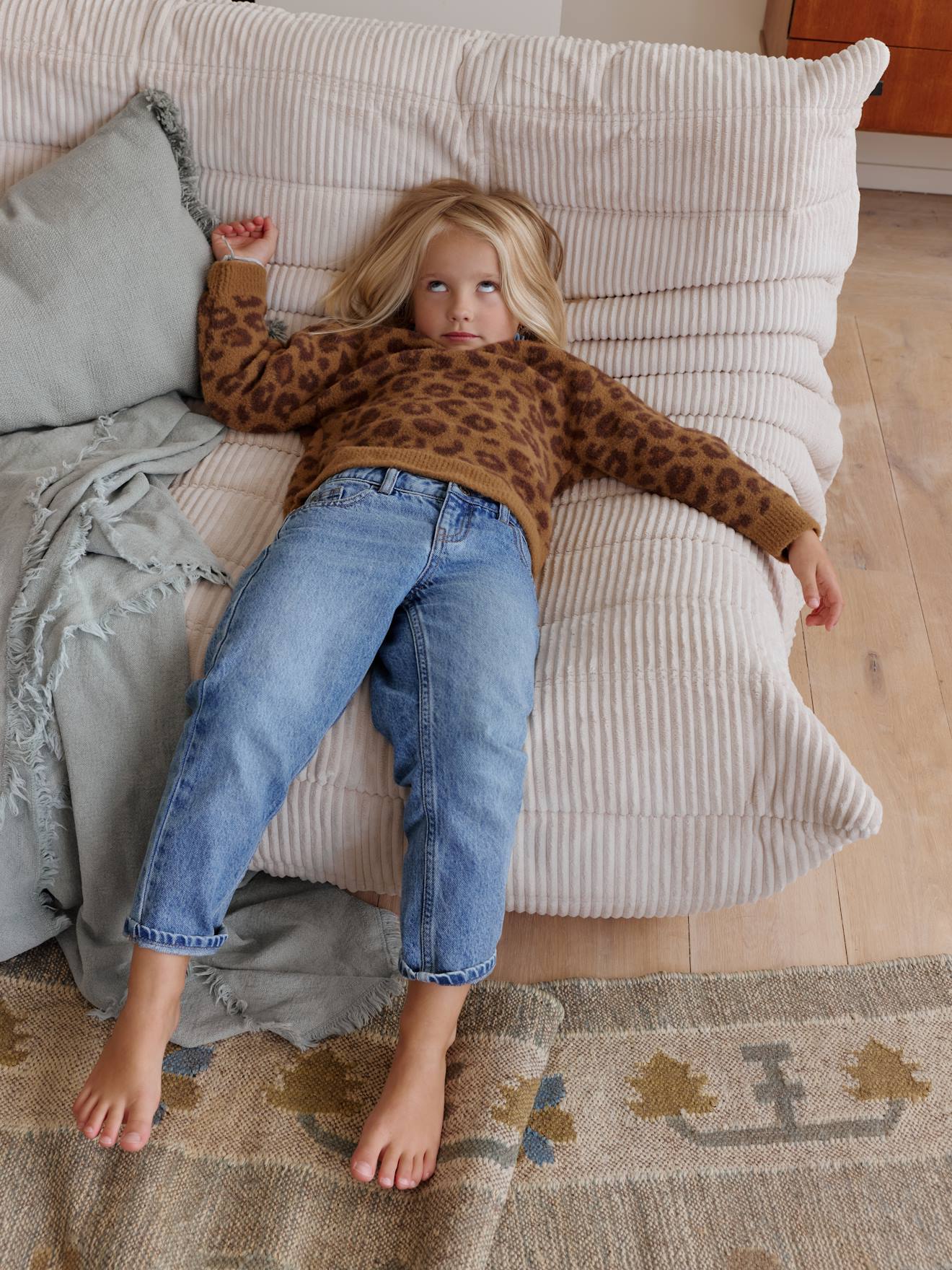 Thumbnail - Mädchen Pullover LEOPARD Familien-Capsule