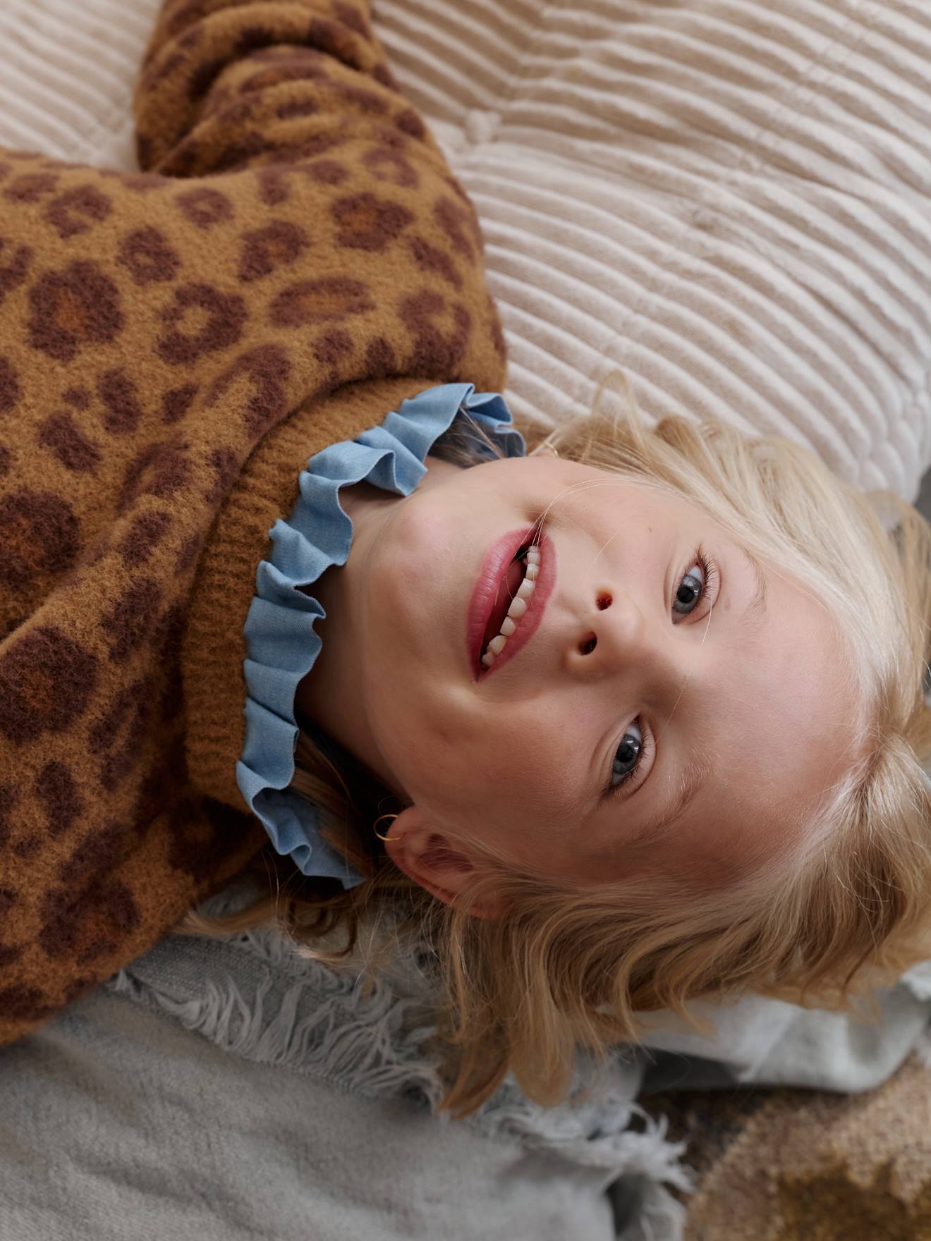 Thumbnail - Mädchen Pullover LEOPARD Familien-Capsule