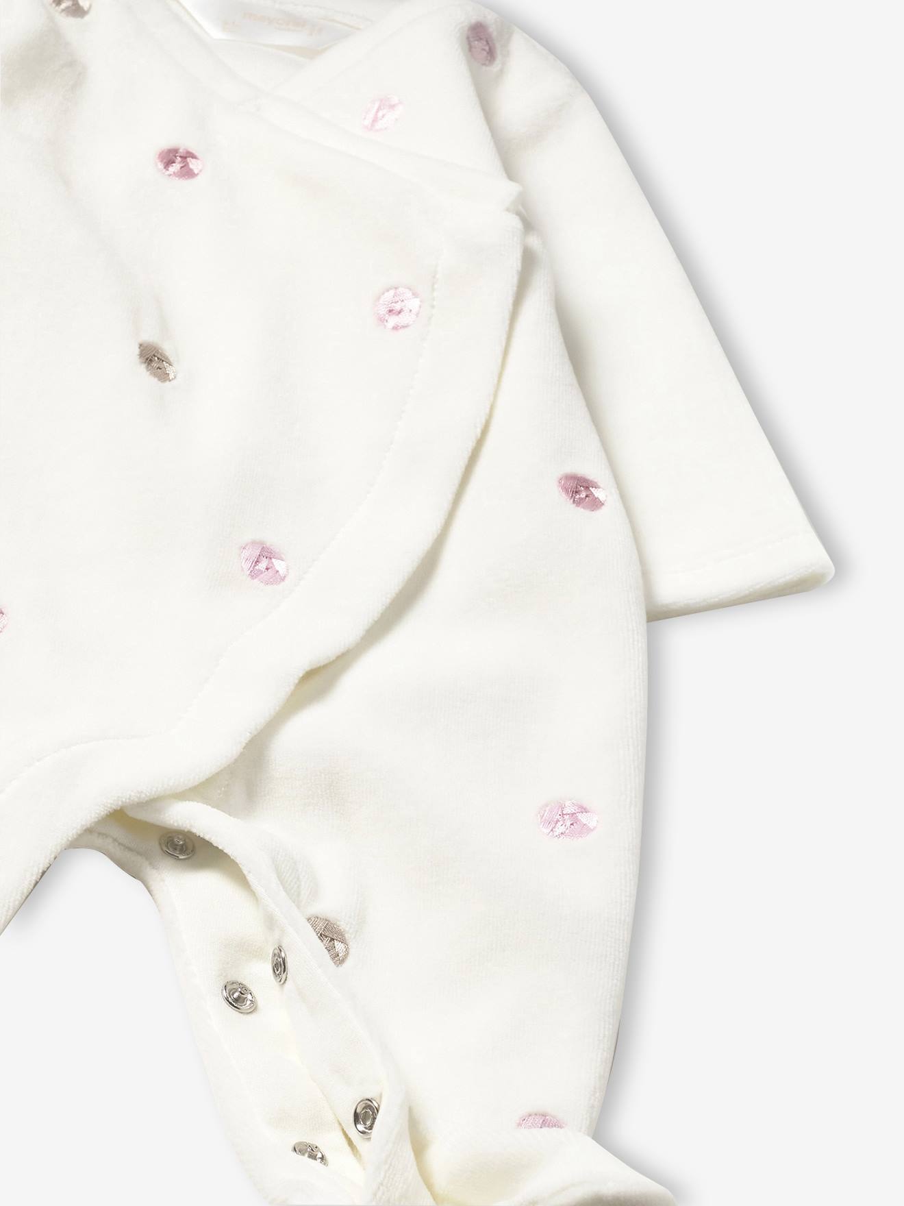 Thumbnail - 2er-Pack Mädchen Baby Samt-Strampler Mayoral set