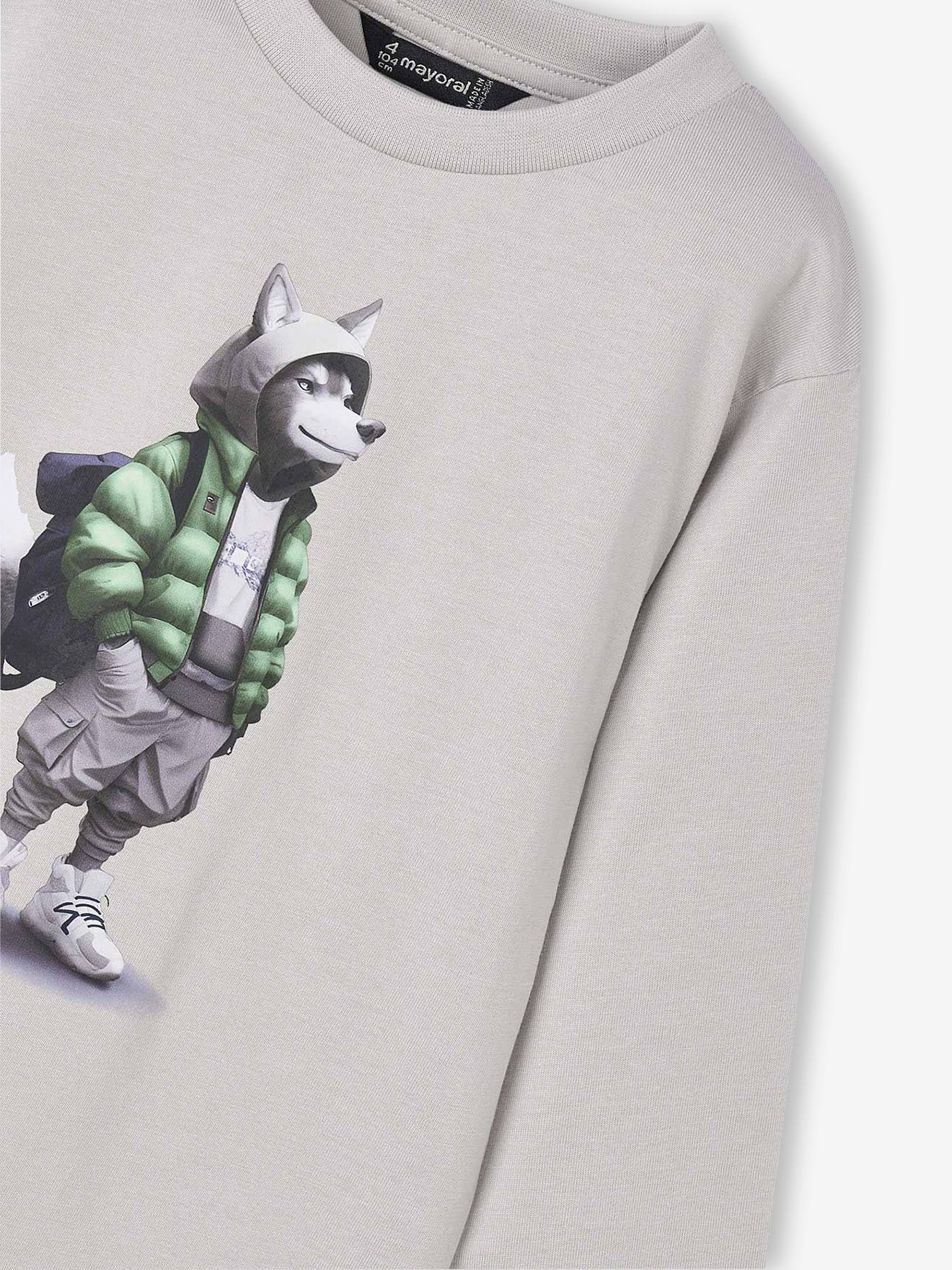 Thumbnail - Jungen Shirt mit Wolf Mayoral