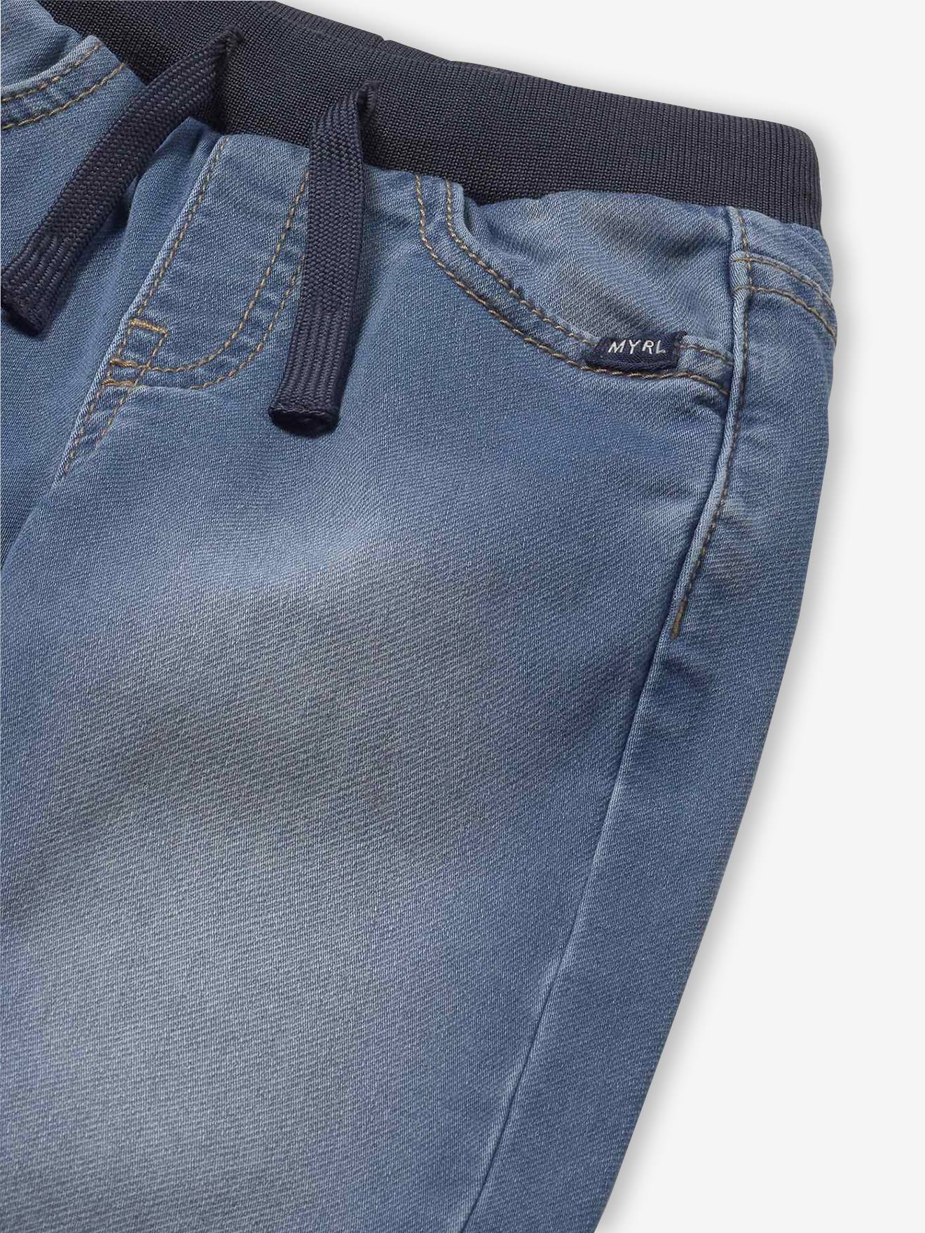Thumbnail - Jungen Baby Joggpants aus Soft-Denim Mayoral