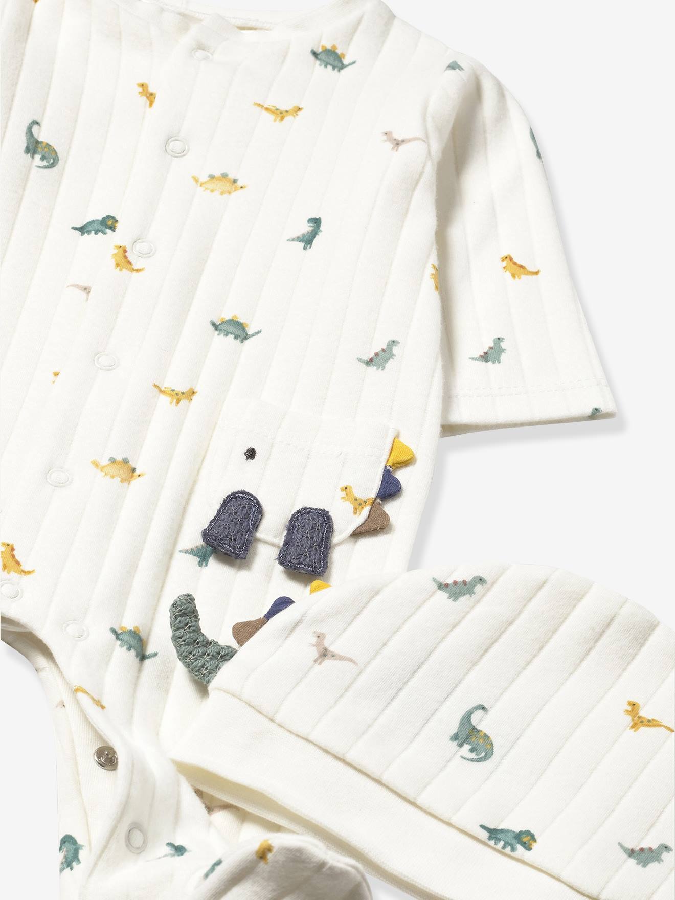 Thumbnail - Baby-Set aus Strampler & Mütze Mayoral