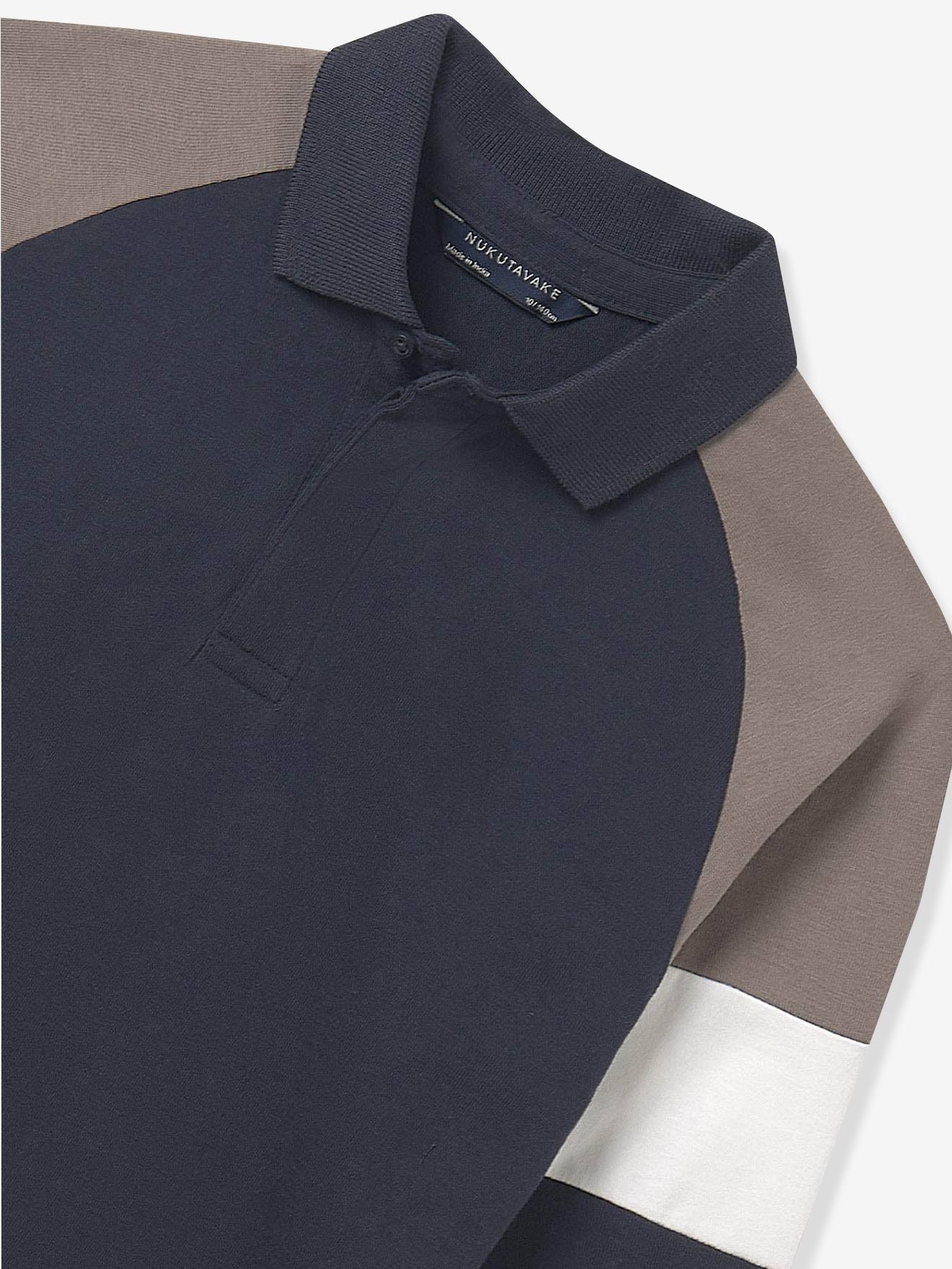 Thumbnail - Jungen Poloshirt Mayoral mit Colorblock-Ärmeln