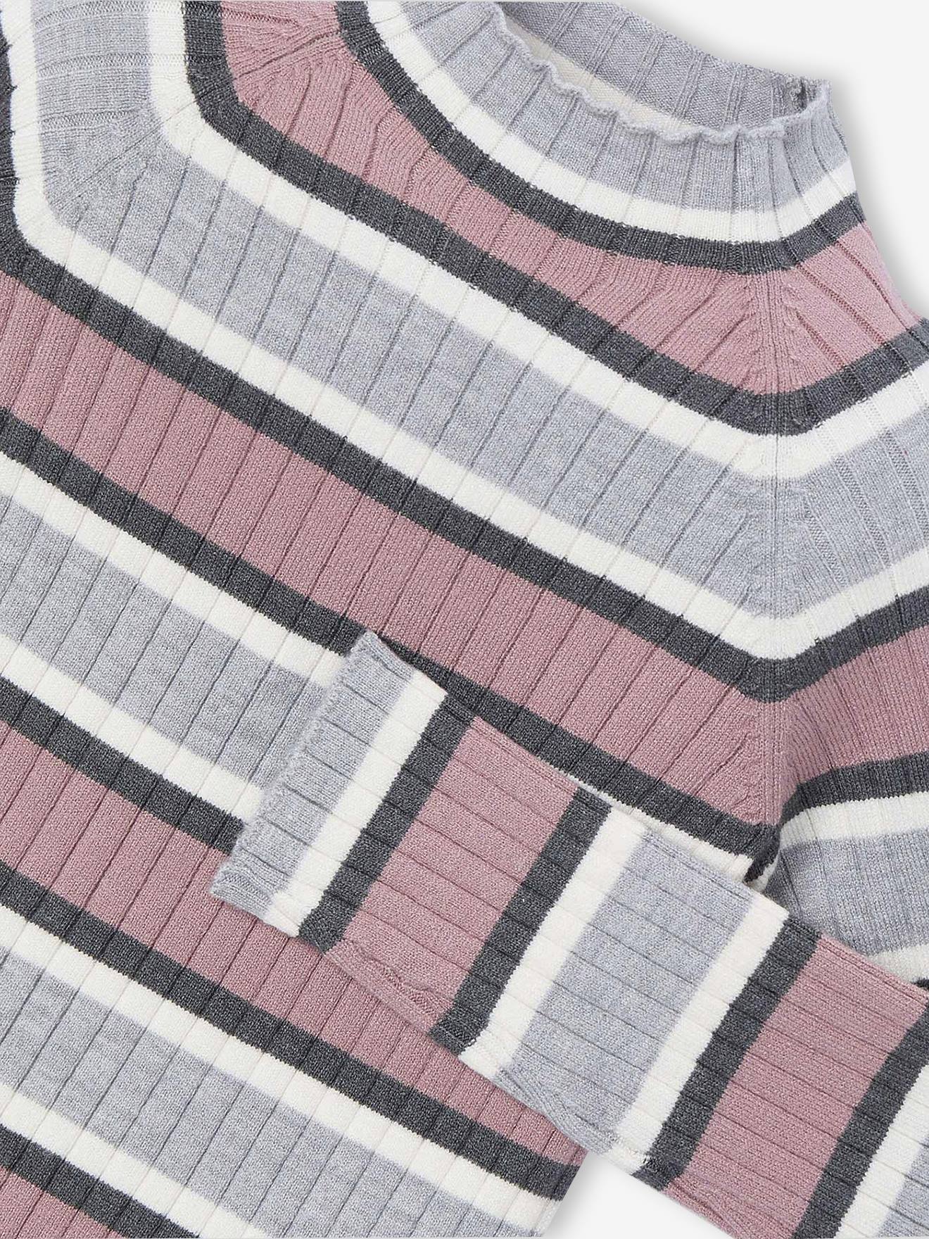 Thumbnail - Mädchen Streifenpullover aus Feinstrick Mayoral