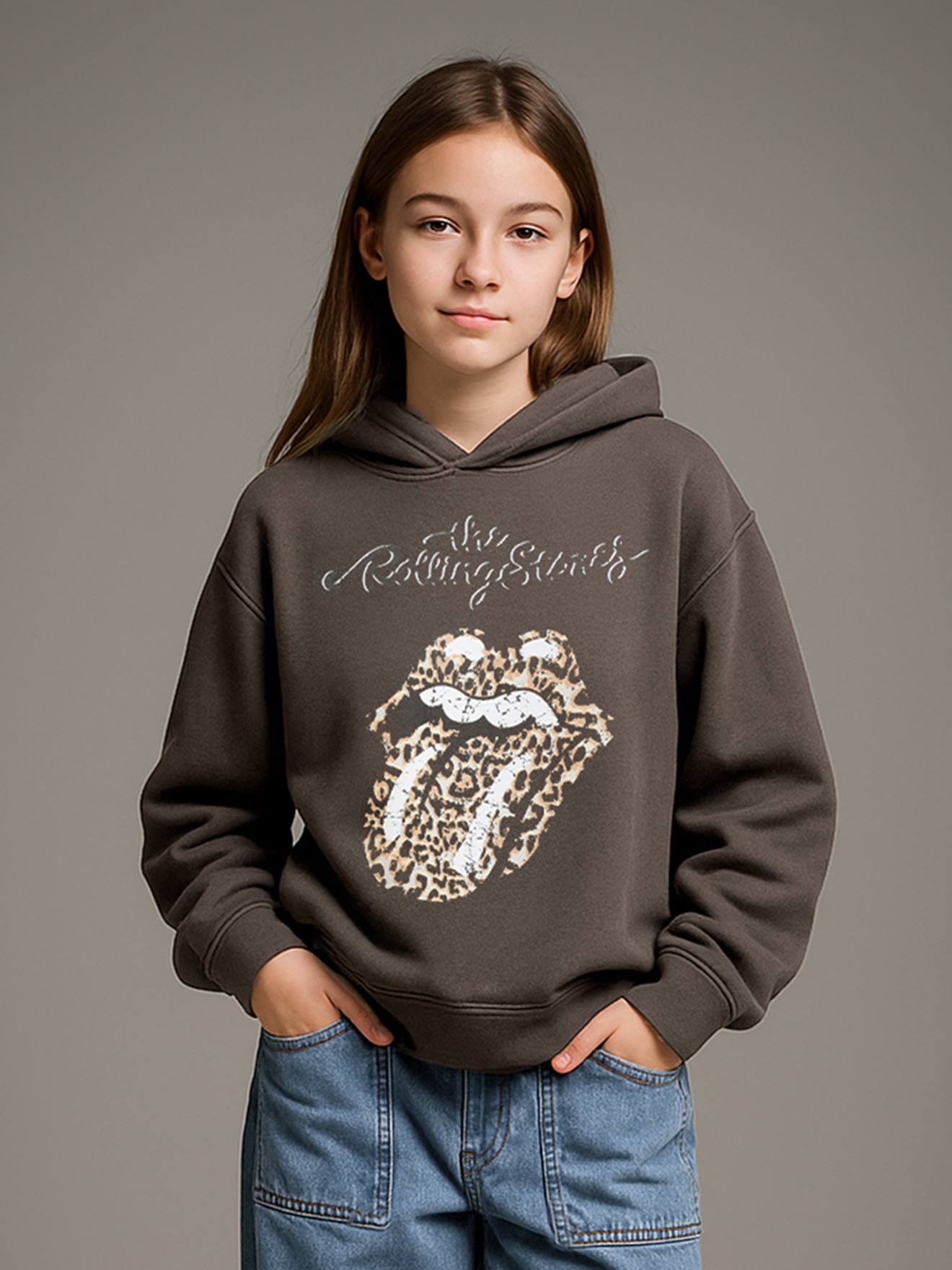 Kinder Kapuzensweatshirt The Rolling Stones