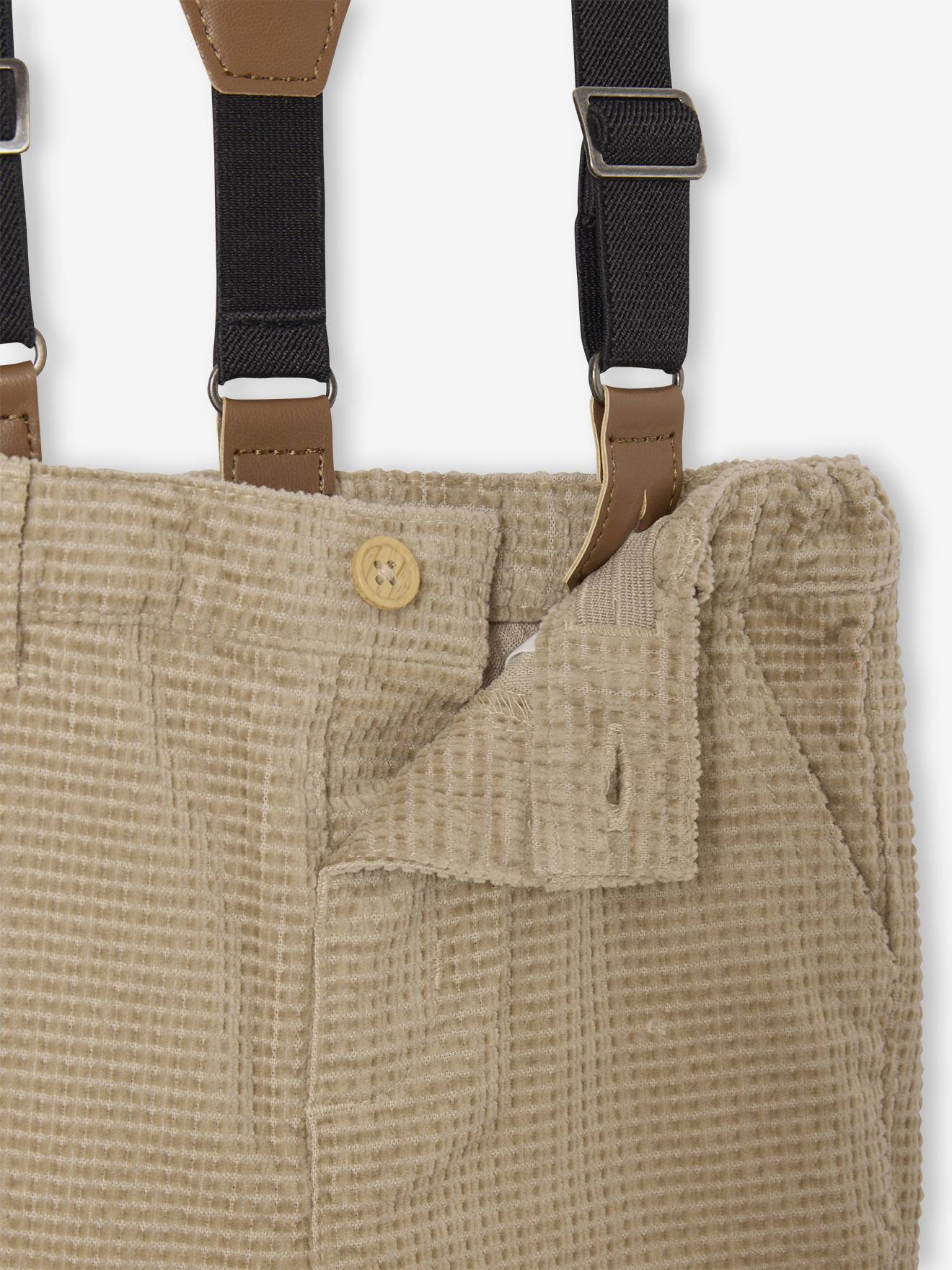 Thumbnail - Baby Cordhose mit abnehmbaren Trägern