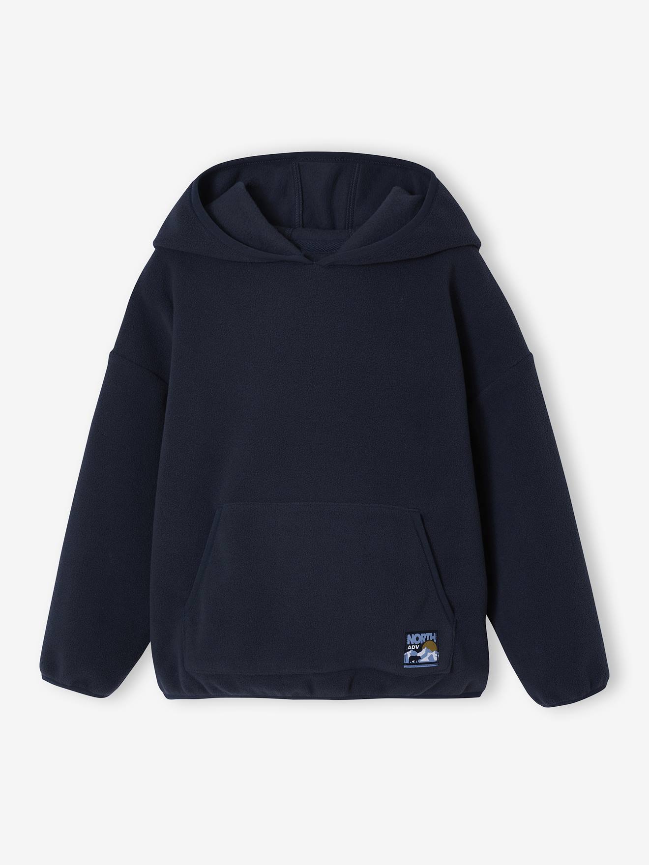 Thumbnail - Kapuzenpullover aus Fleece mit Kängurutasche