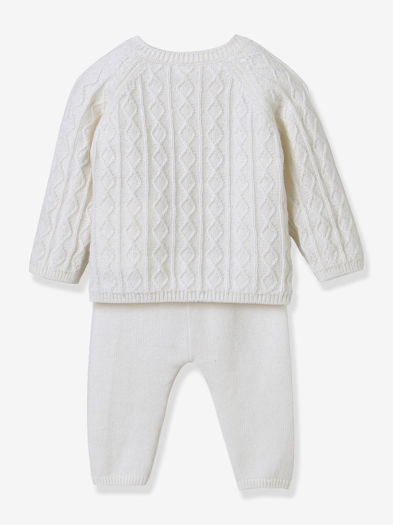 Thumbnail - Baby Strickset mit Zopfmuster CYRILLUS