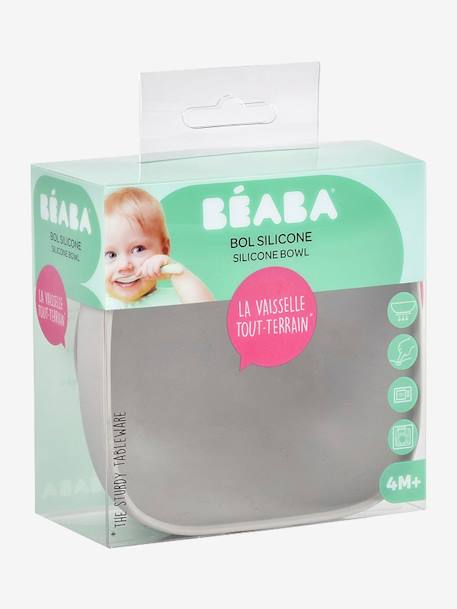 Baby Esslern-Schale mit Saugnapf BEABA® - anisgrün+grau - 9