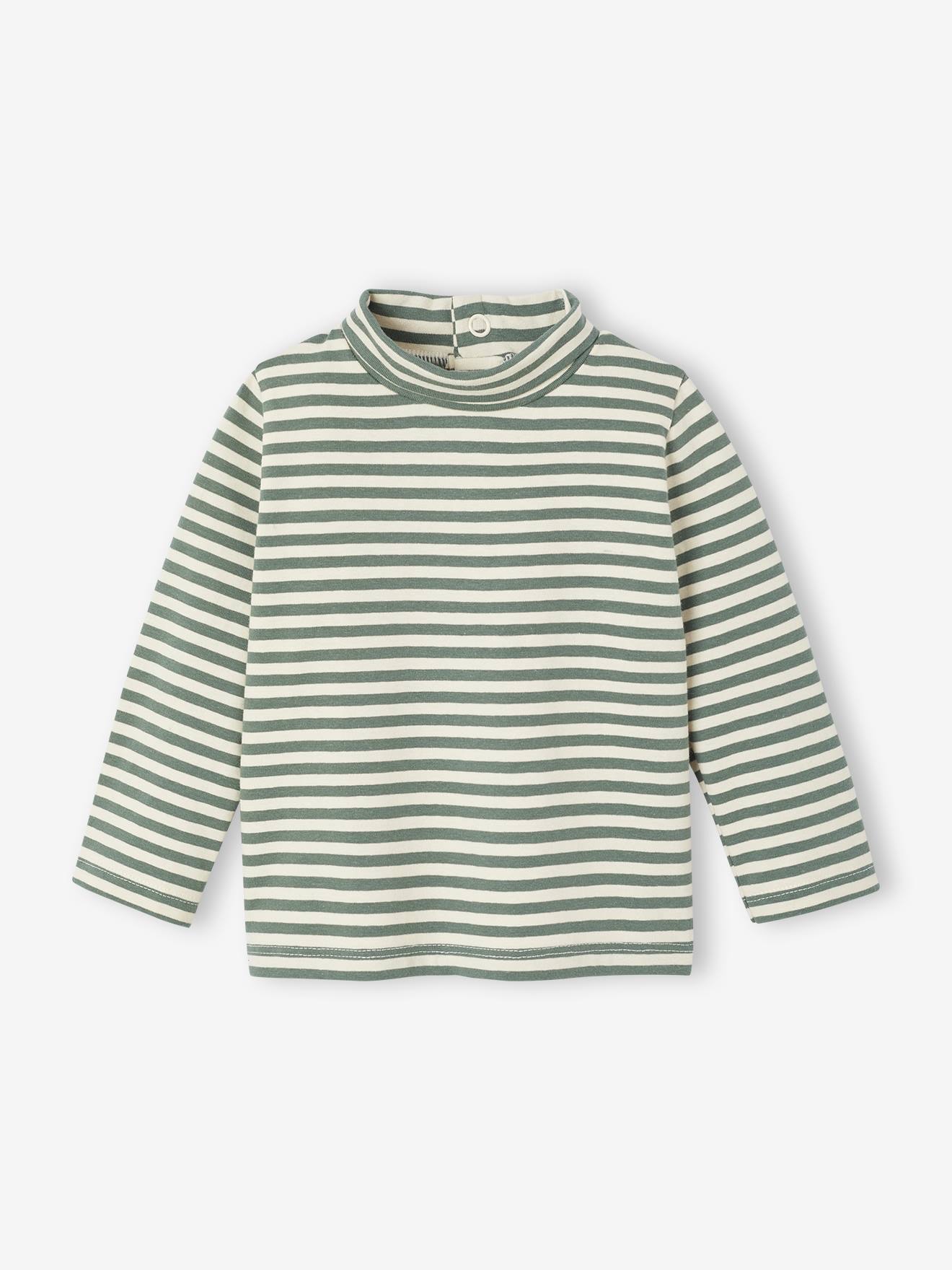 Thumbnail - 2er-Pack Baby Rollkragenshirts Basics vanille